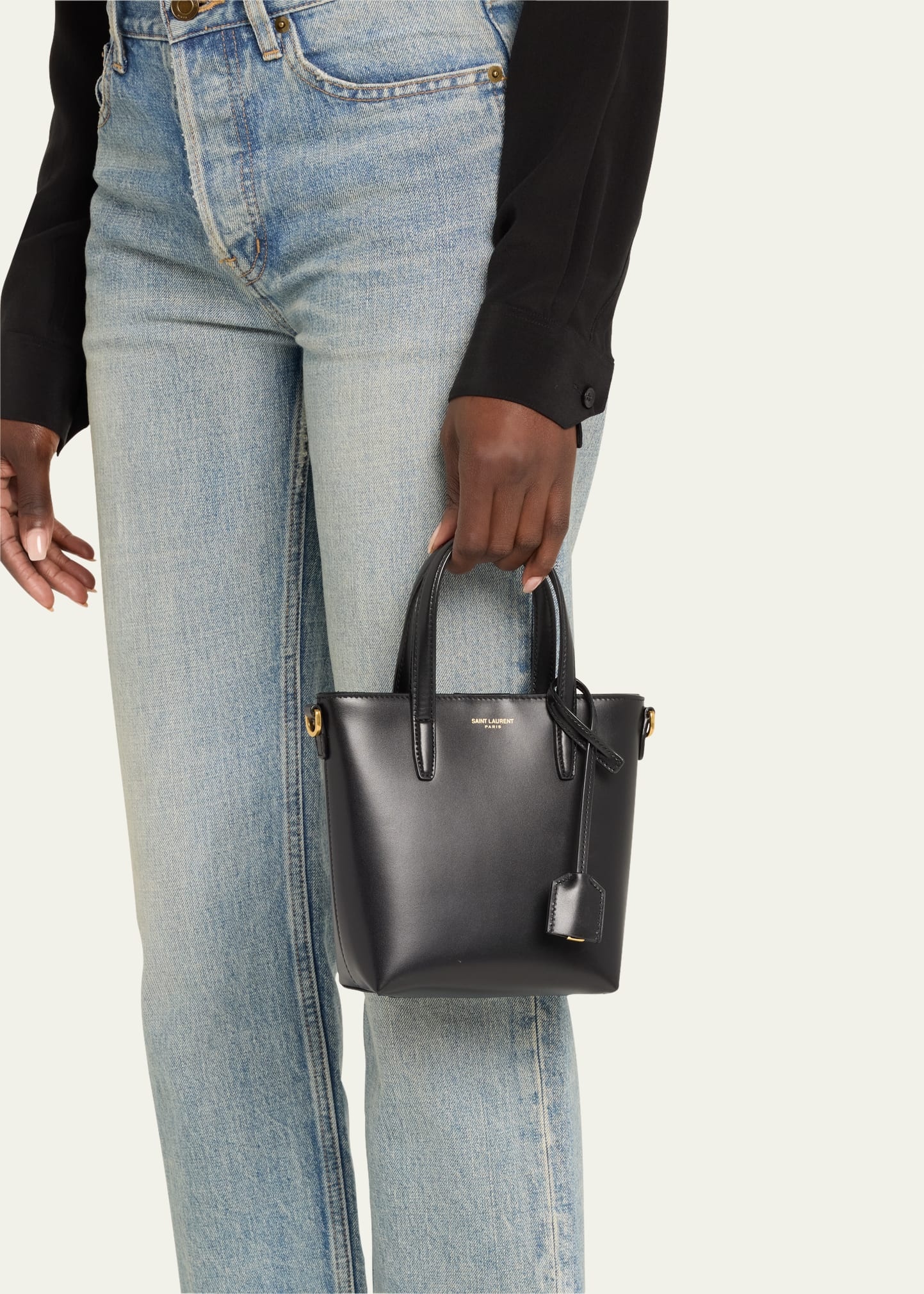 Toy Leather Shopping Tote Bag - 2