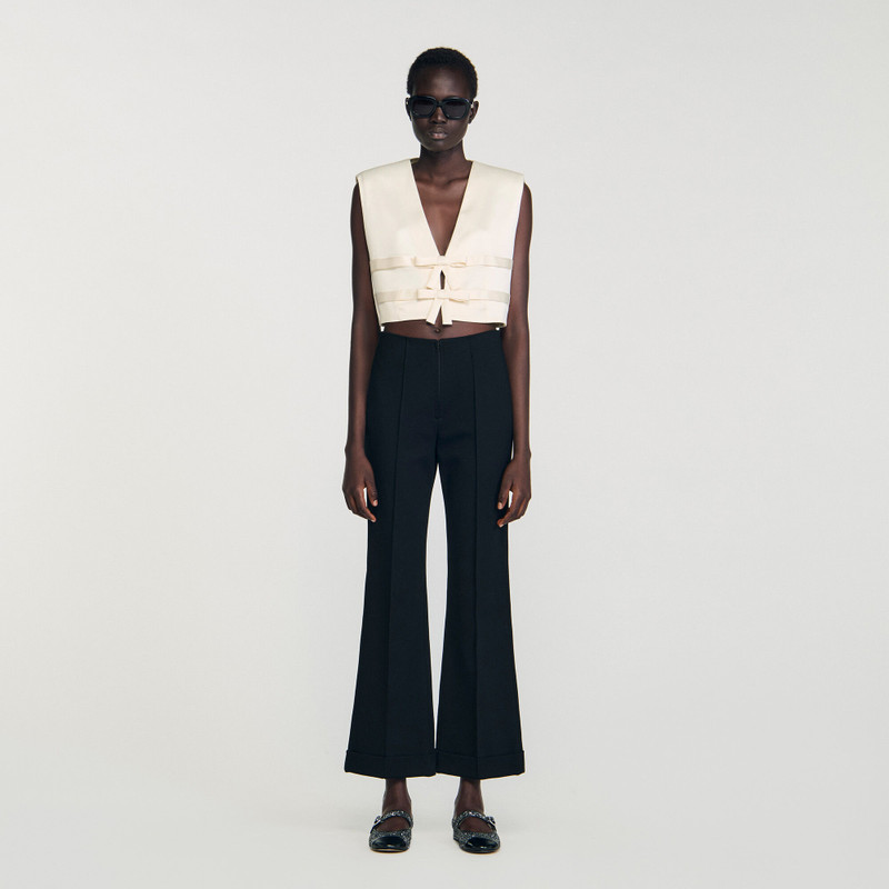 Sandro STRAIGHT-LEG TROUSERS outlook