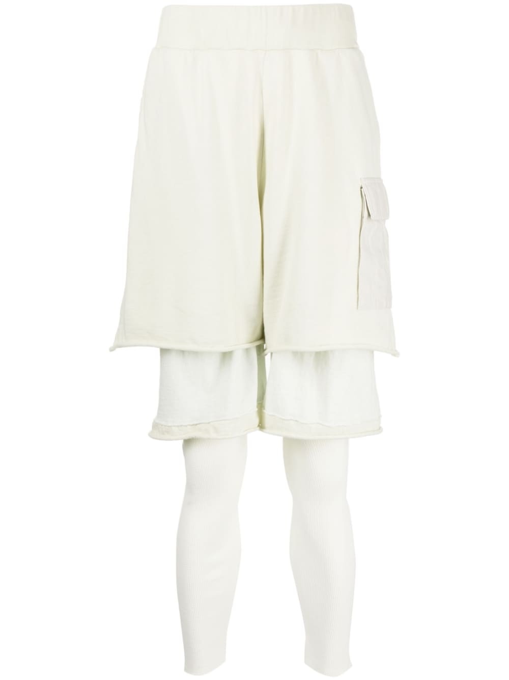 LAYERED COTTON TROUSERS - 1