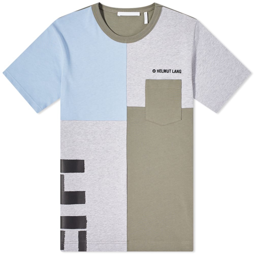 Helmut Lang Logo Patchwork Tee - 1