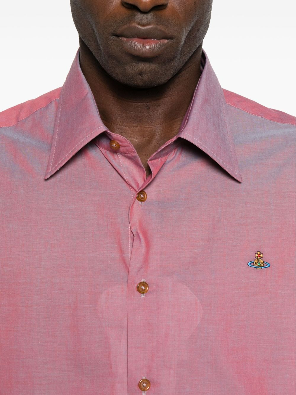 ORB-EMBELLISHED LONG-SLEEVED SHIRT - 5