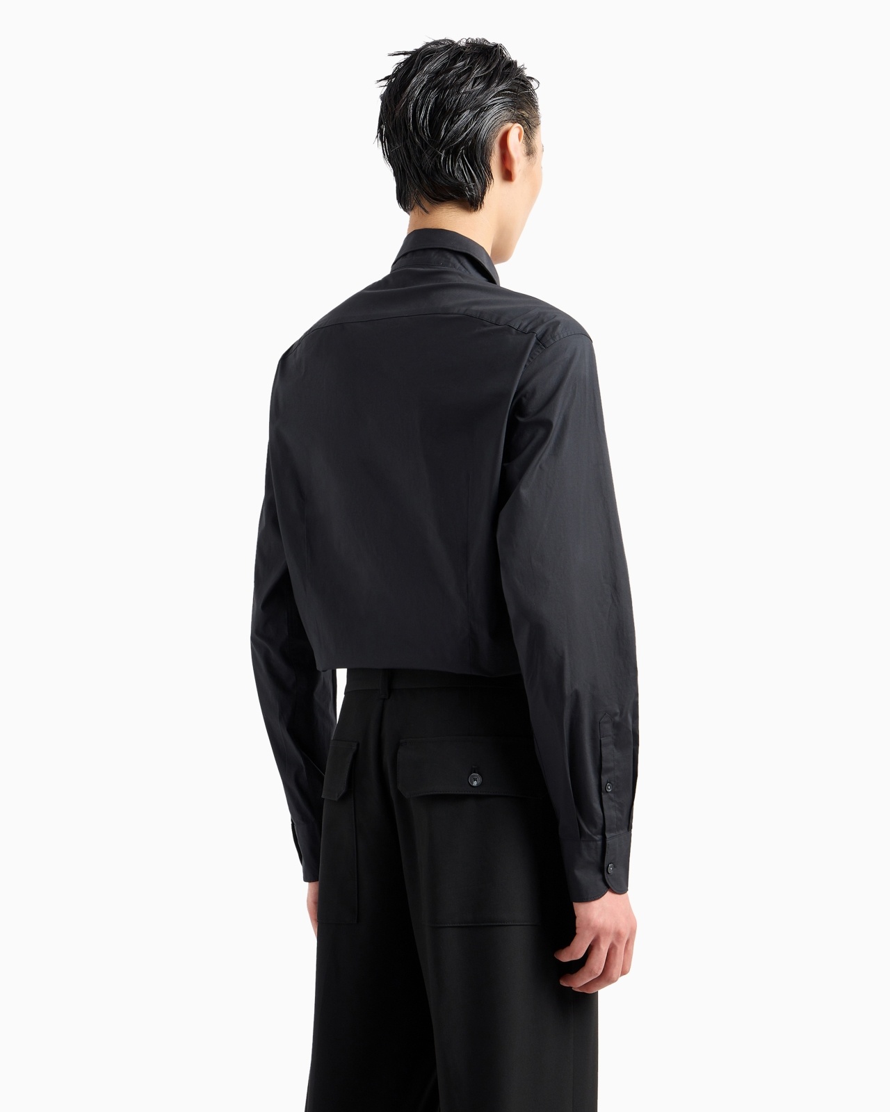 PIMA CANVAS SHIRT WITH PIPED PLACKET - 3