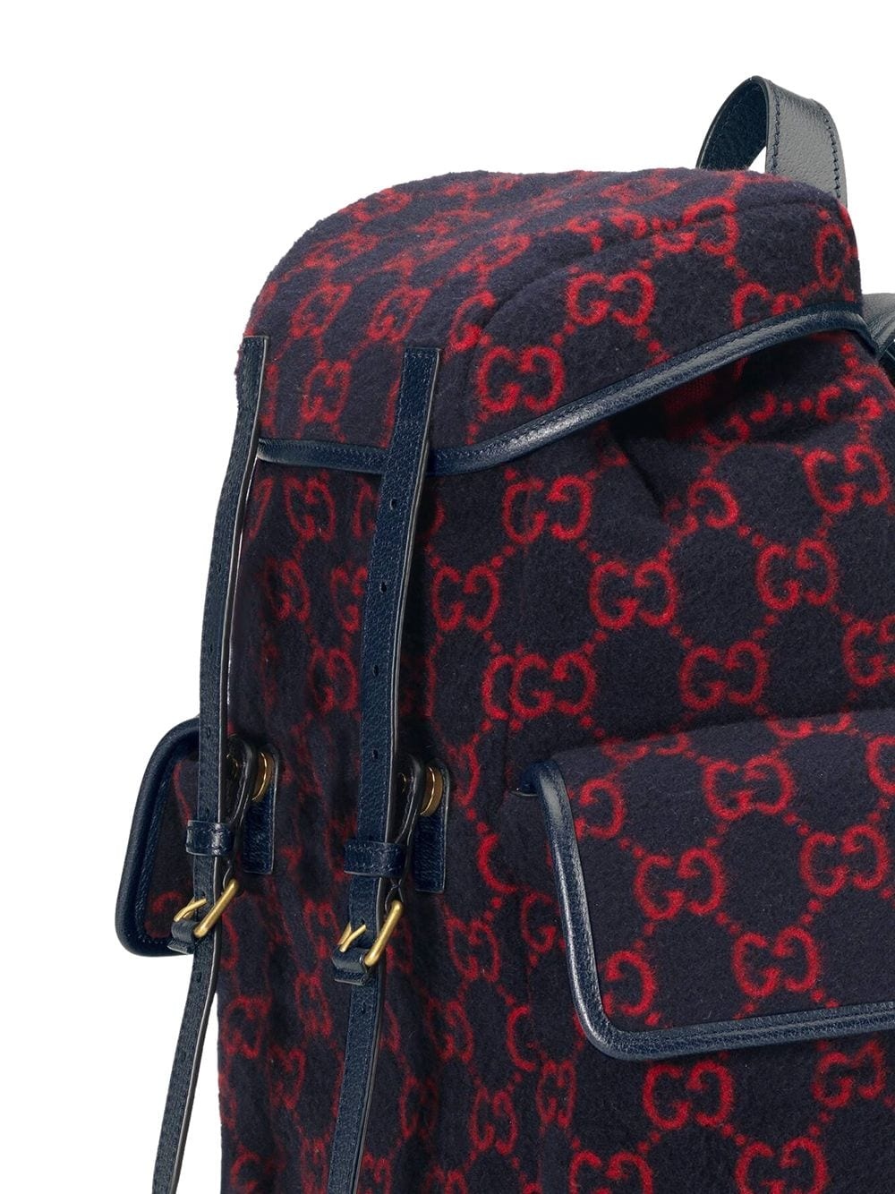 monogram print backpack - 3