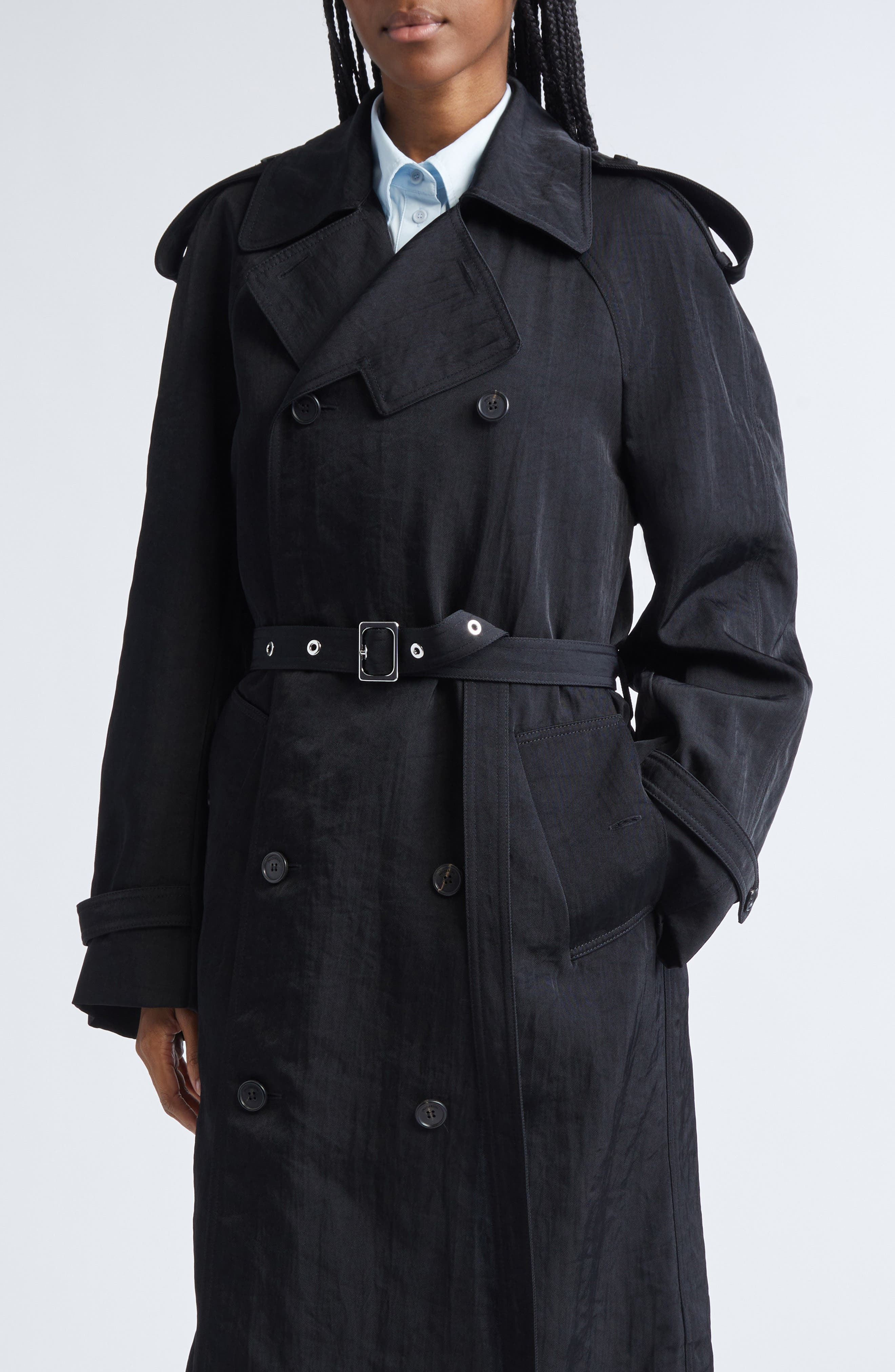 JW Anderson Trench Coat in Black at Nordstrom - 5