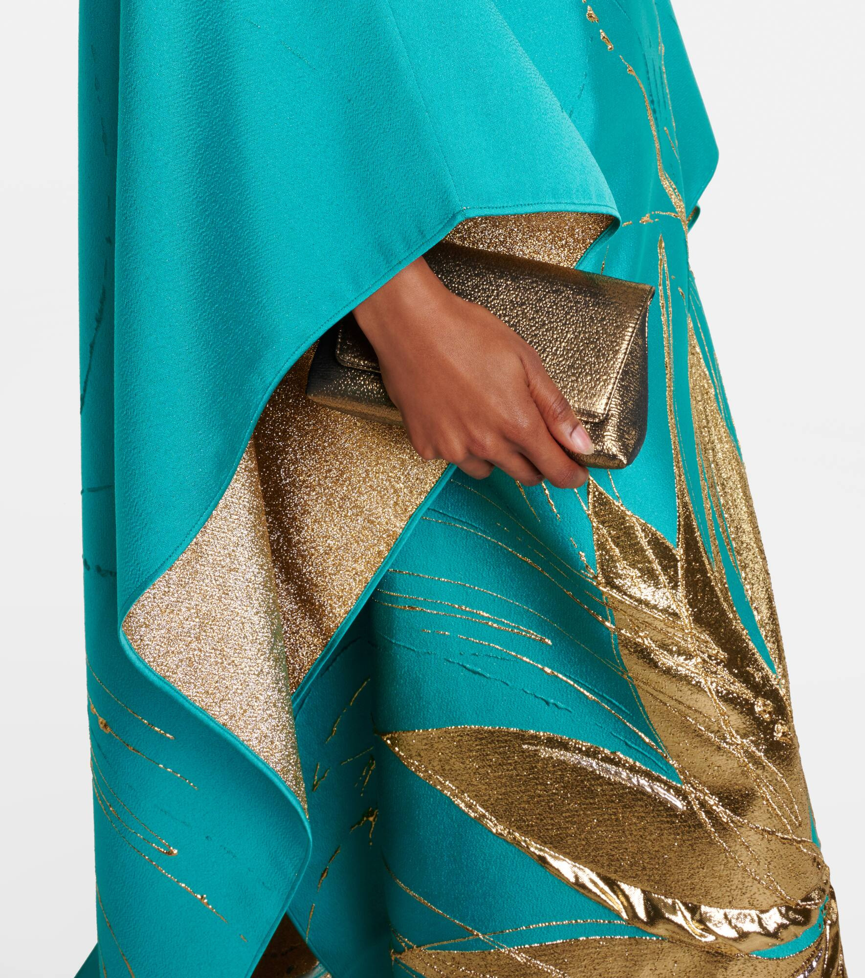 Iman jacquard brocade kaftan - 4