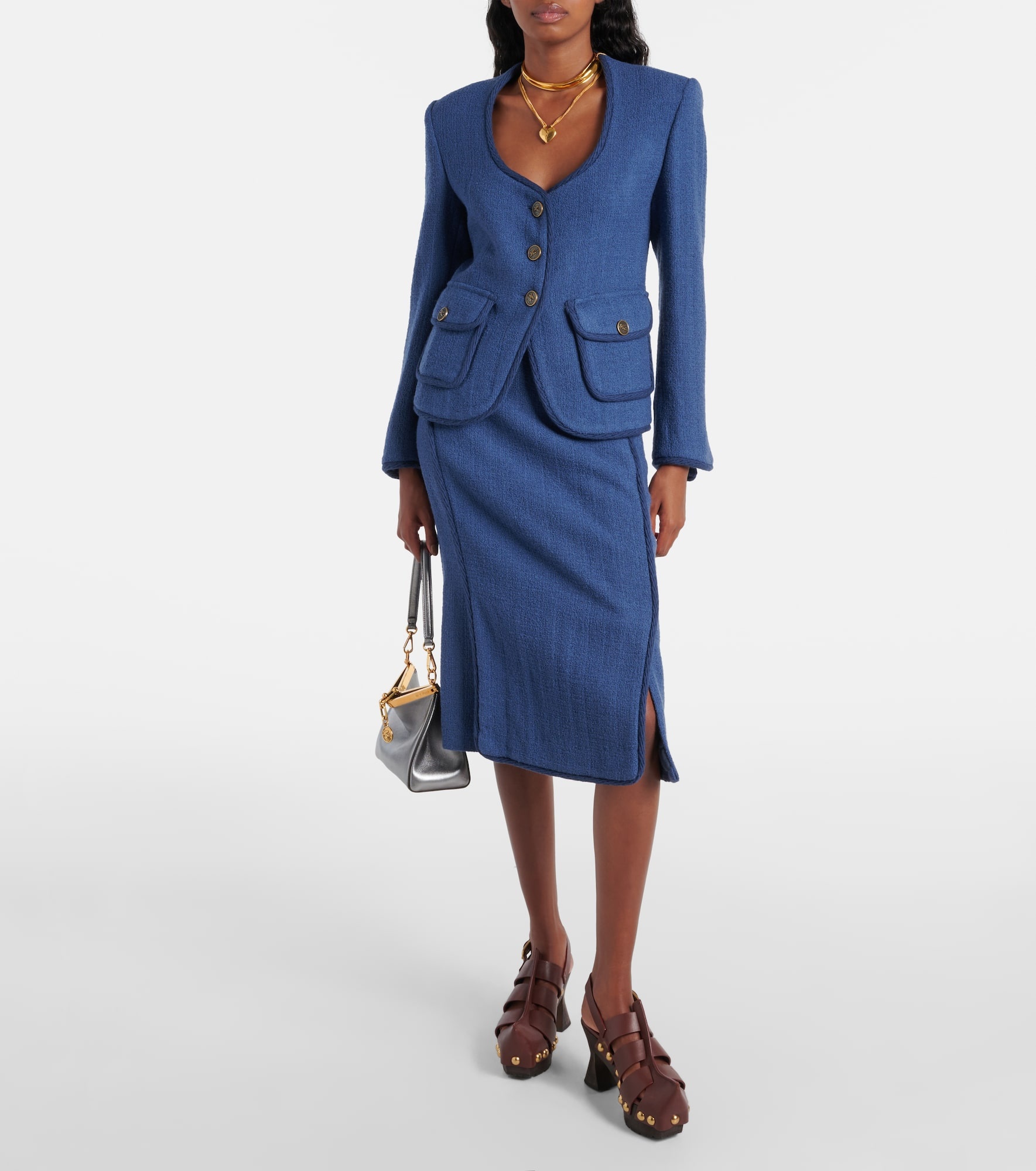 Wool-blend blazer - 2