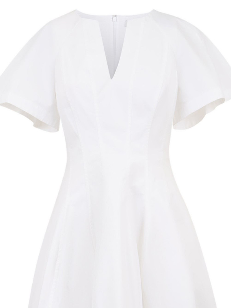V-neck mini dress 4