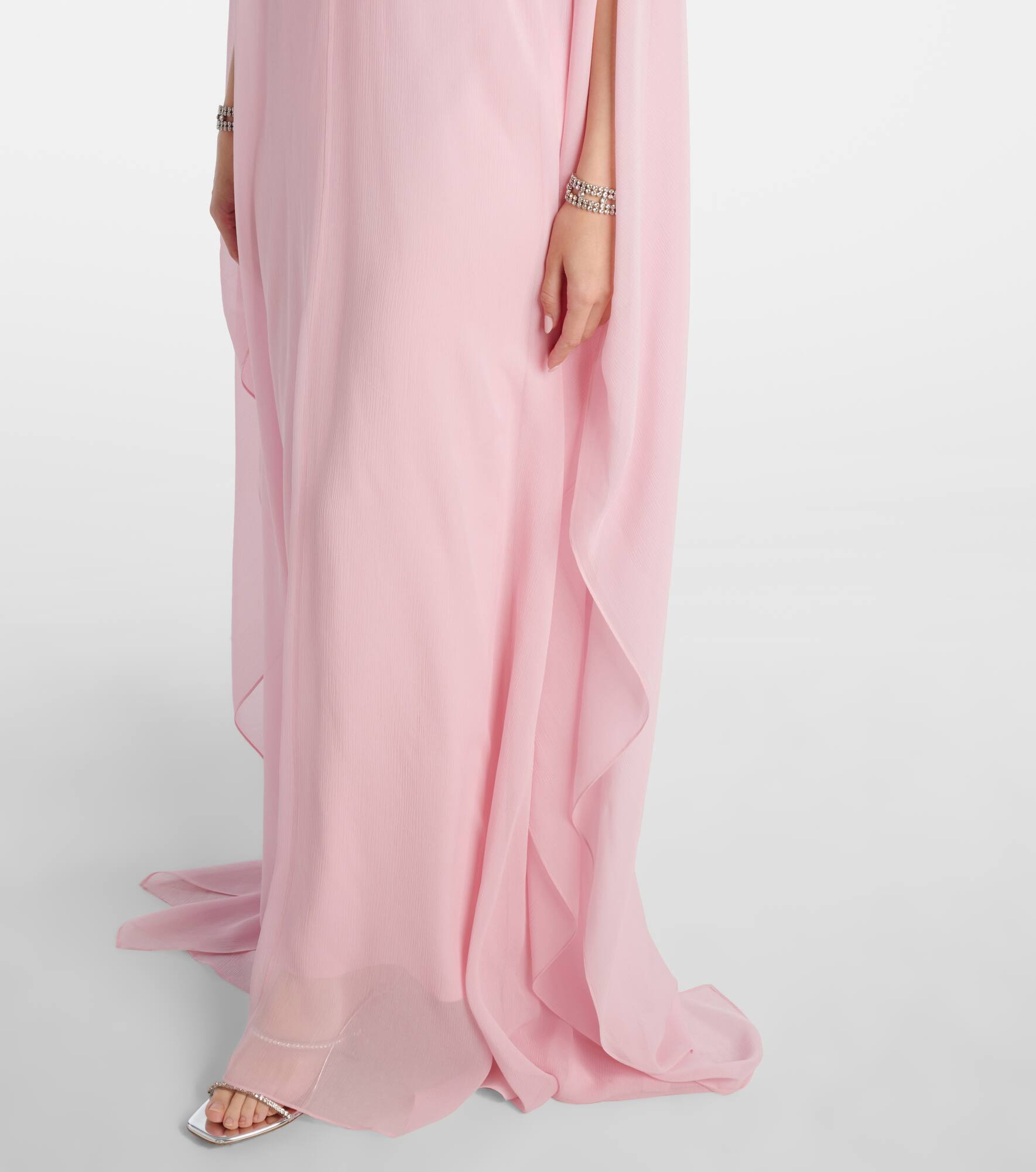 Sza Sza crêpe chiffon kaftan - 6