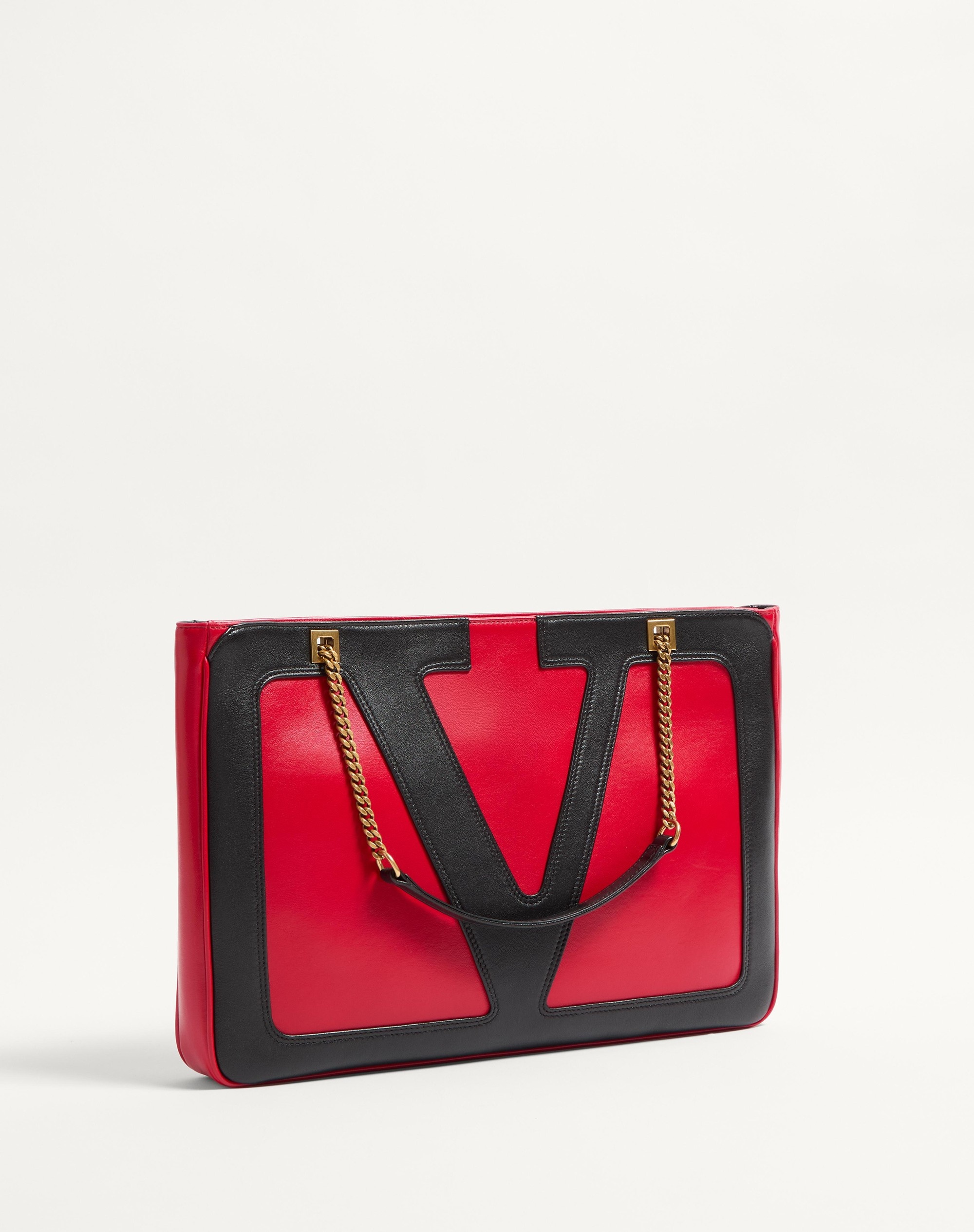 VALENTINO GARAVANI VIVA SUPERSTAR MEDIUM NAPPA LEATHER SHOPPING BAG - 3
