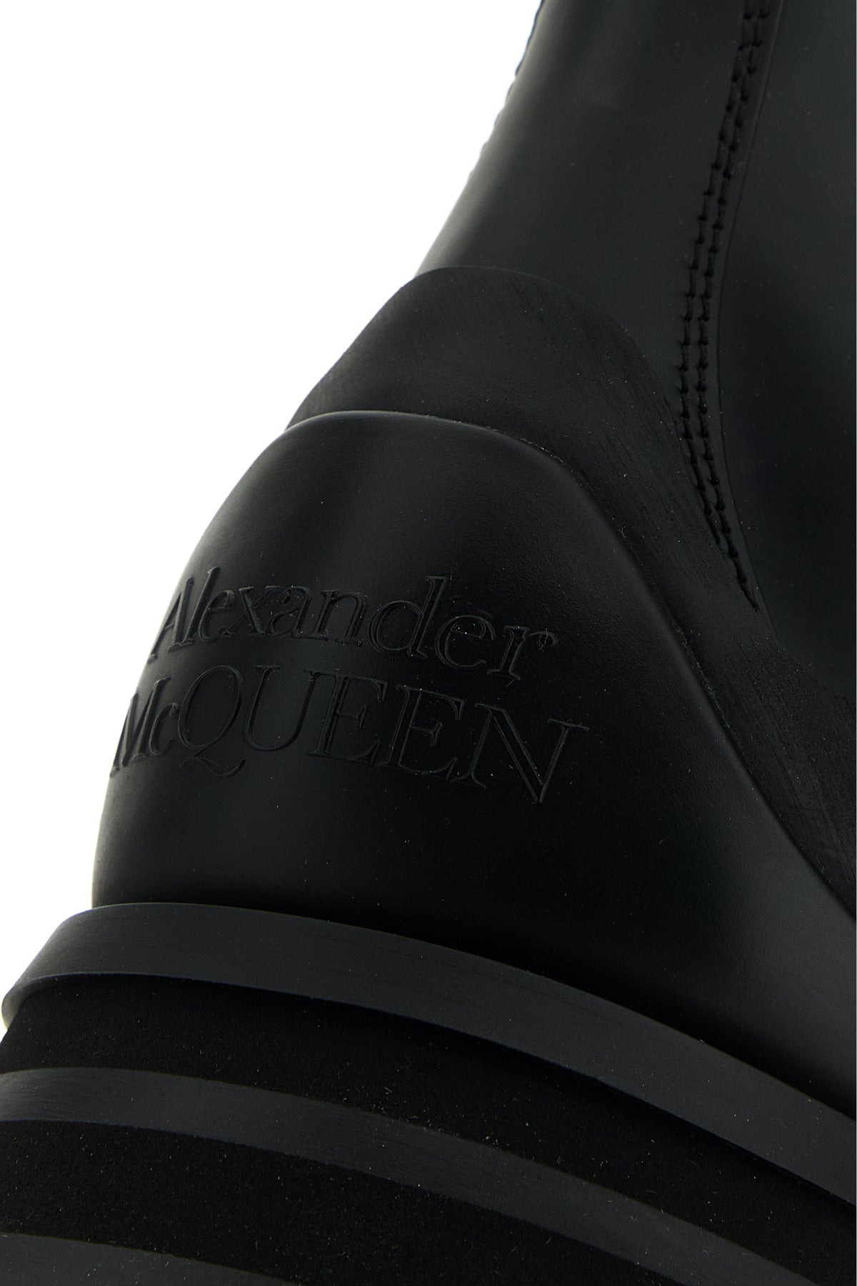 Black leather Chelsea Wander ankle boots - 4