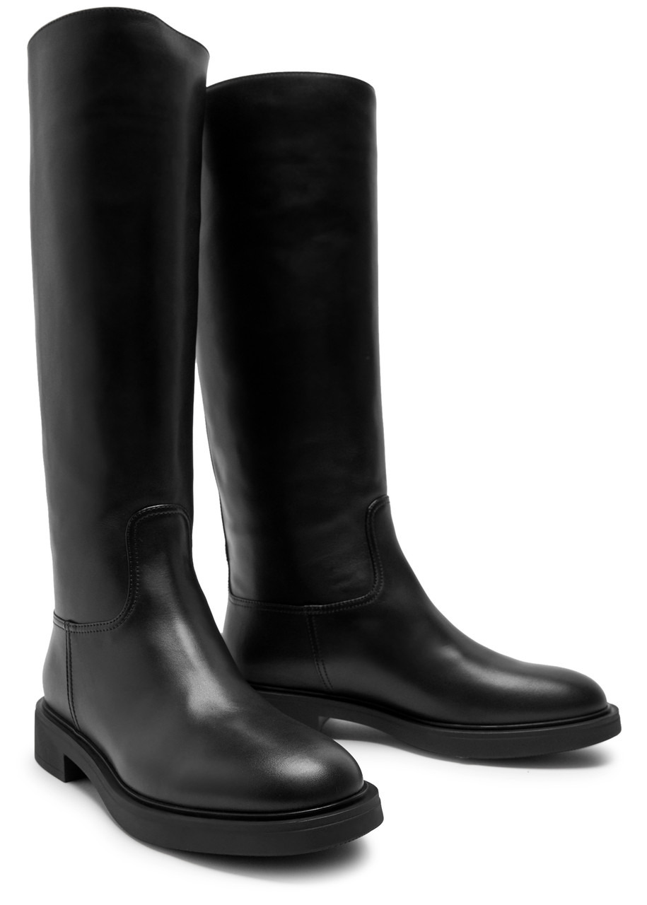 Gianvito Rossi Ascott Leather Knee-high Boots - 3