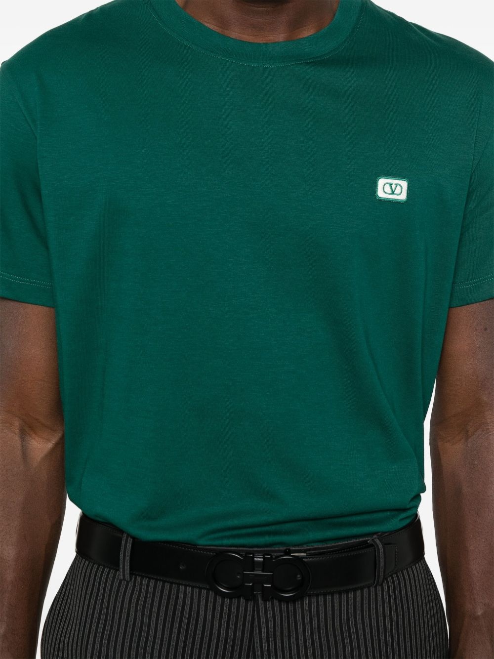 embroidered-logo T-shirt - 4