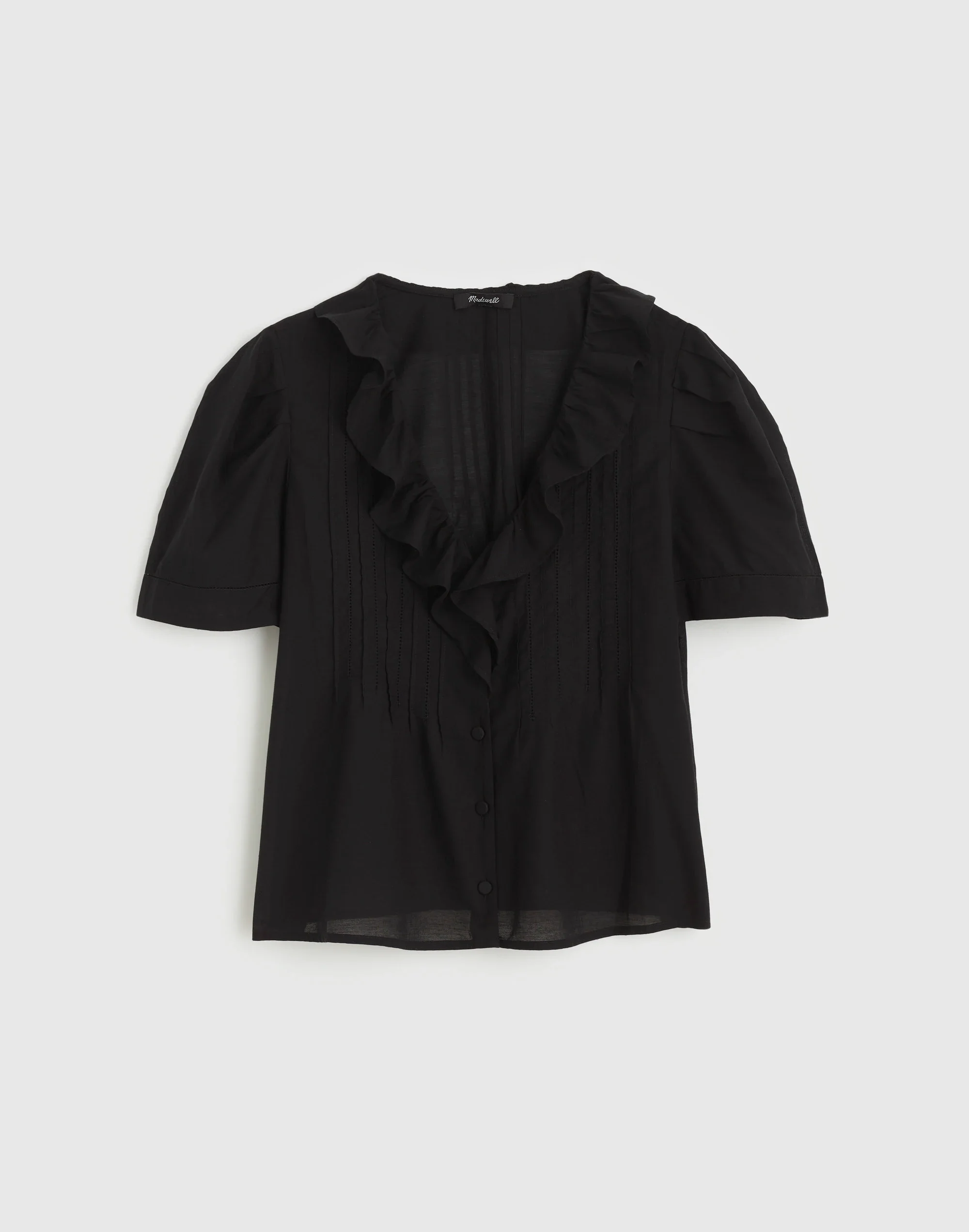 Ruffled Pintuck Top - 1