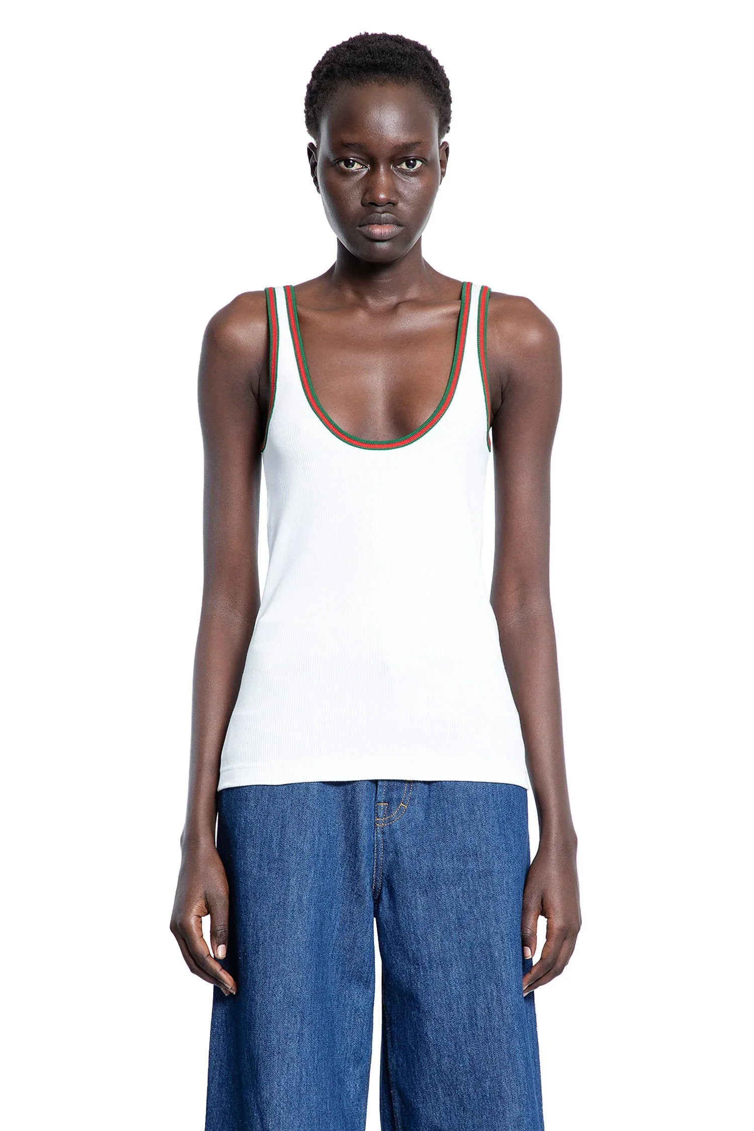 Cotton-Rib-Web-Tank-Top - 1