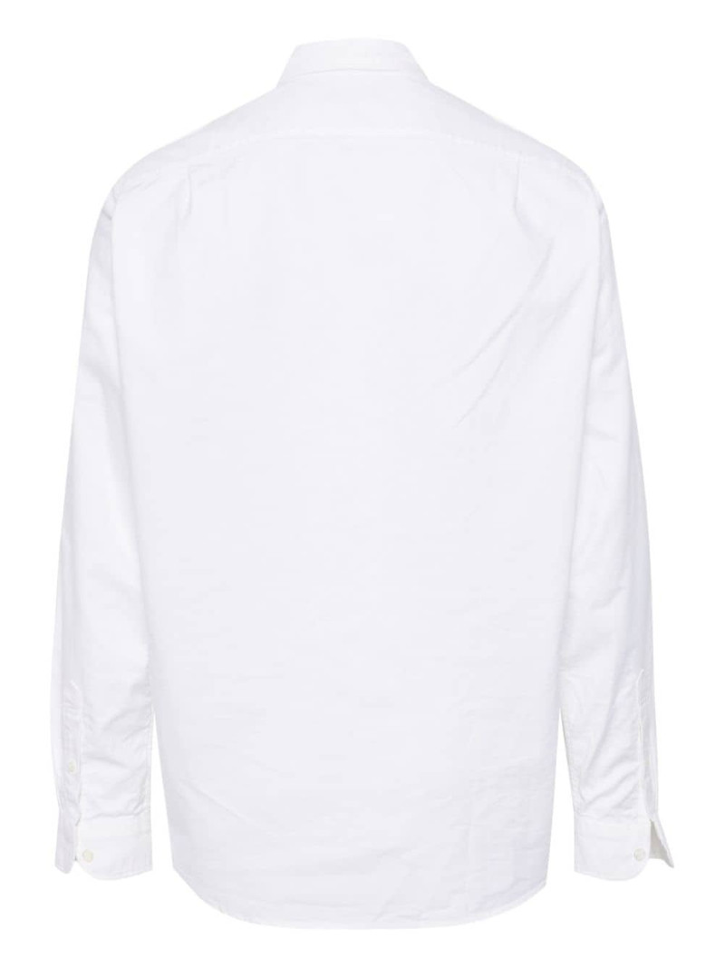 Junya Watanabe MAN x Maison KitsunÃ© logo-embroidered shirt outlook