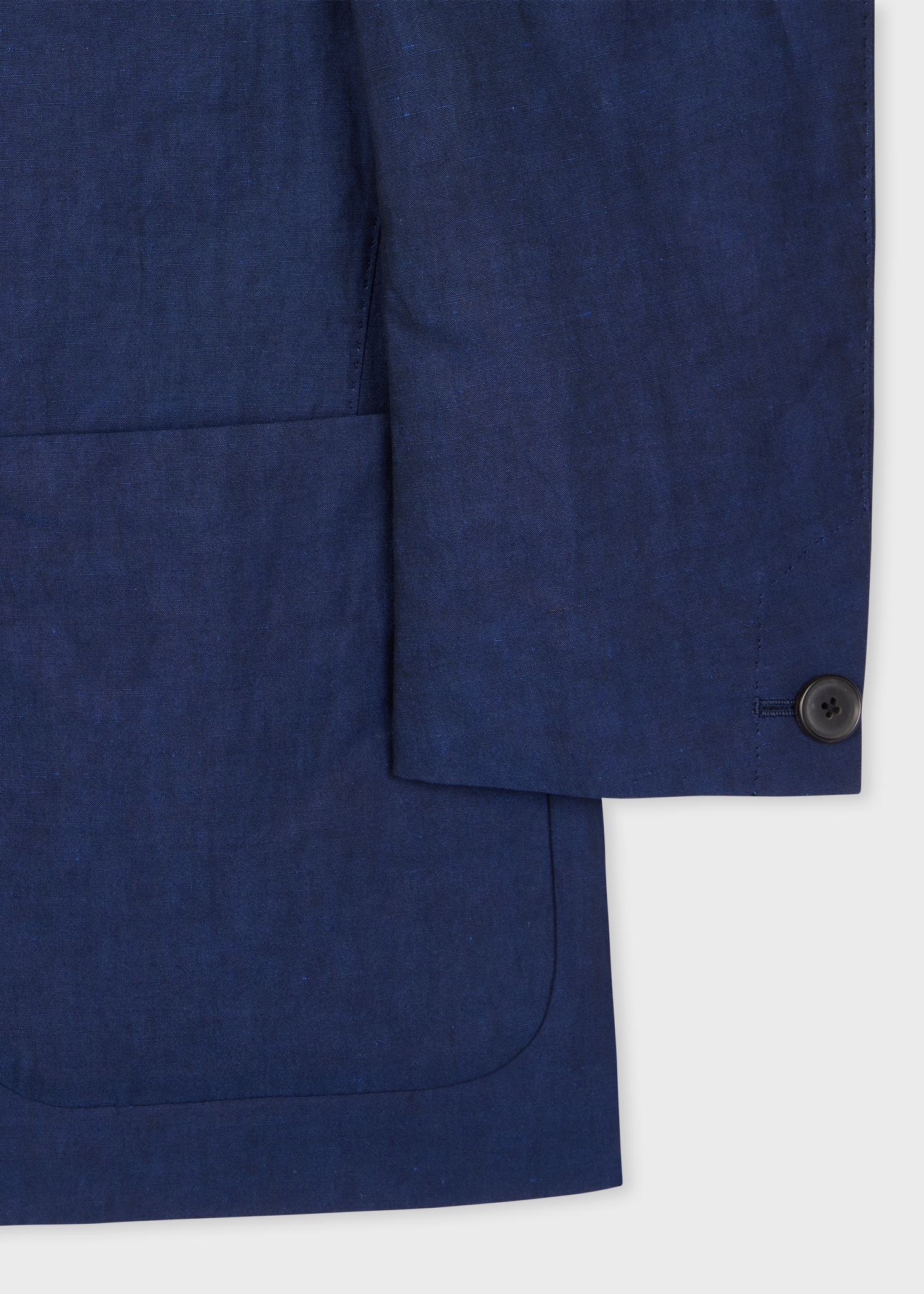 Indigo Cotton-Linen Work Jacket - 3