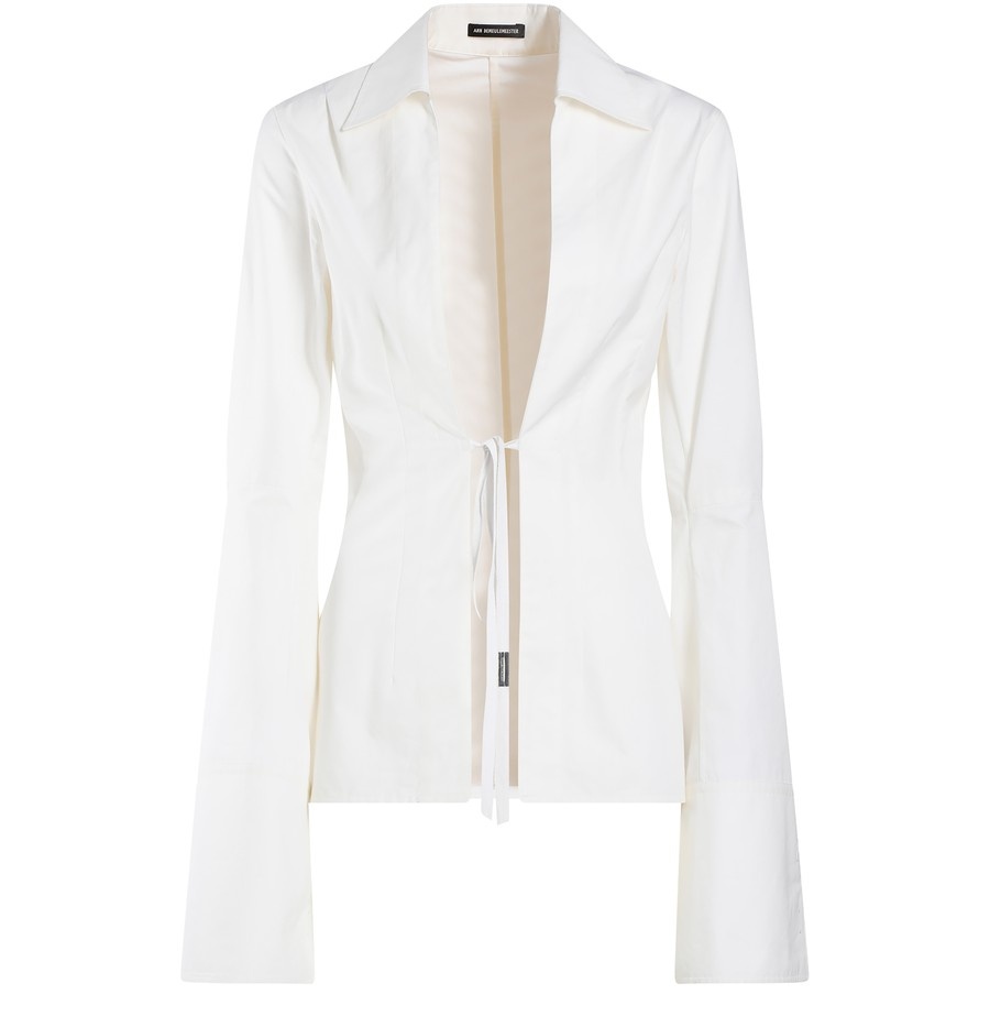 Ann Demeulemeester Linsey Open Front Fitted Shirt | 24s