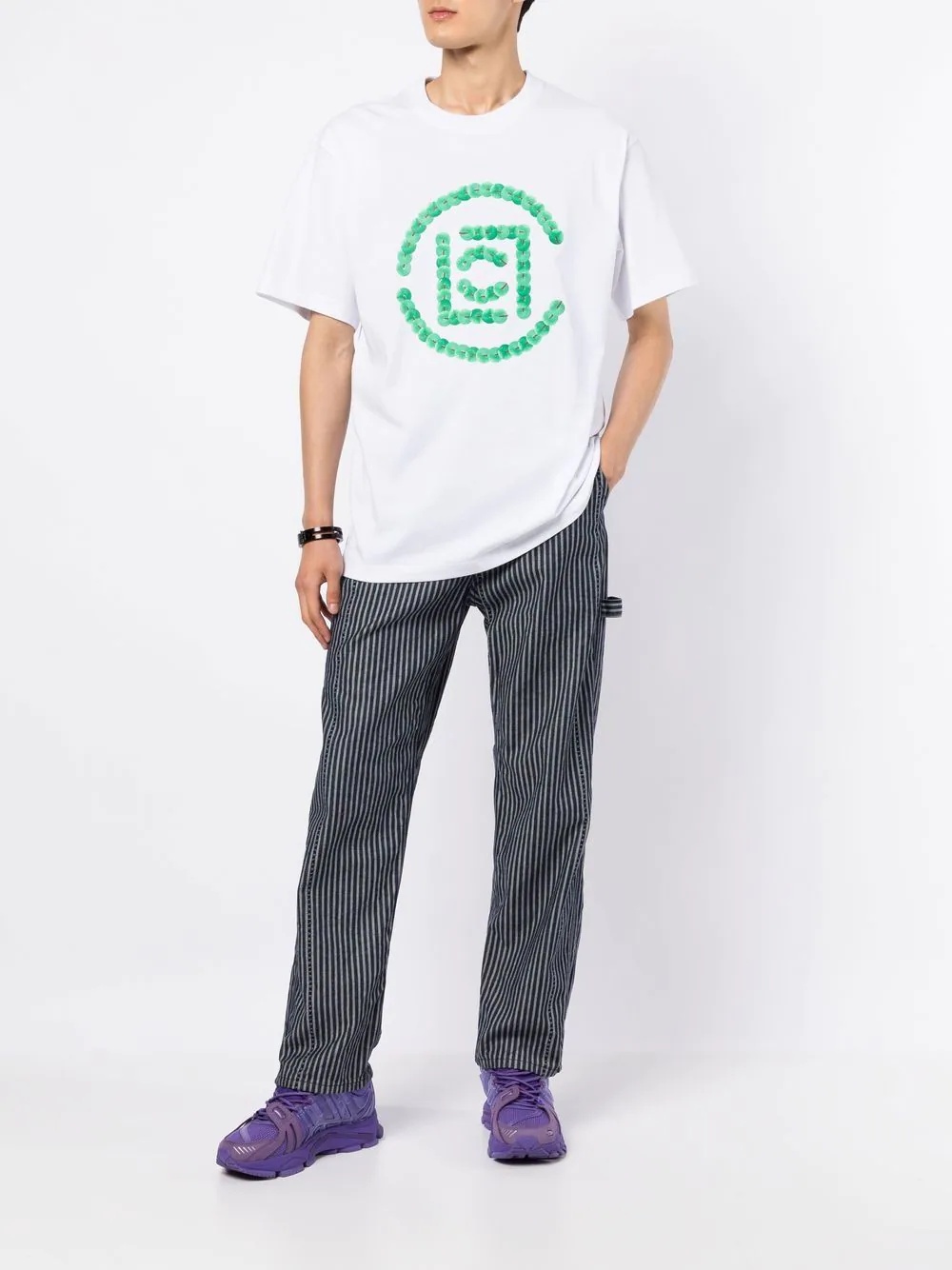 button-logo short-sleeve T-shirt - 2