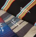 Three-Pack Striped Cotton-Blend Socks - 5