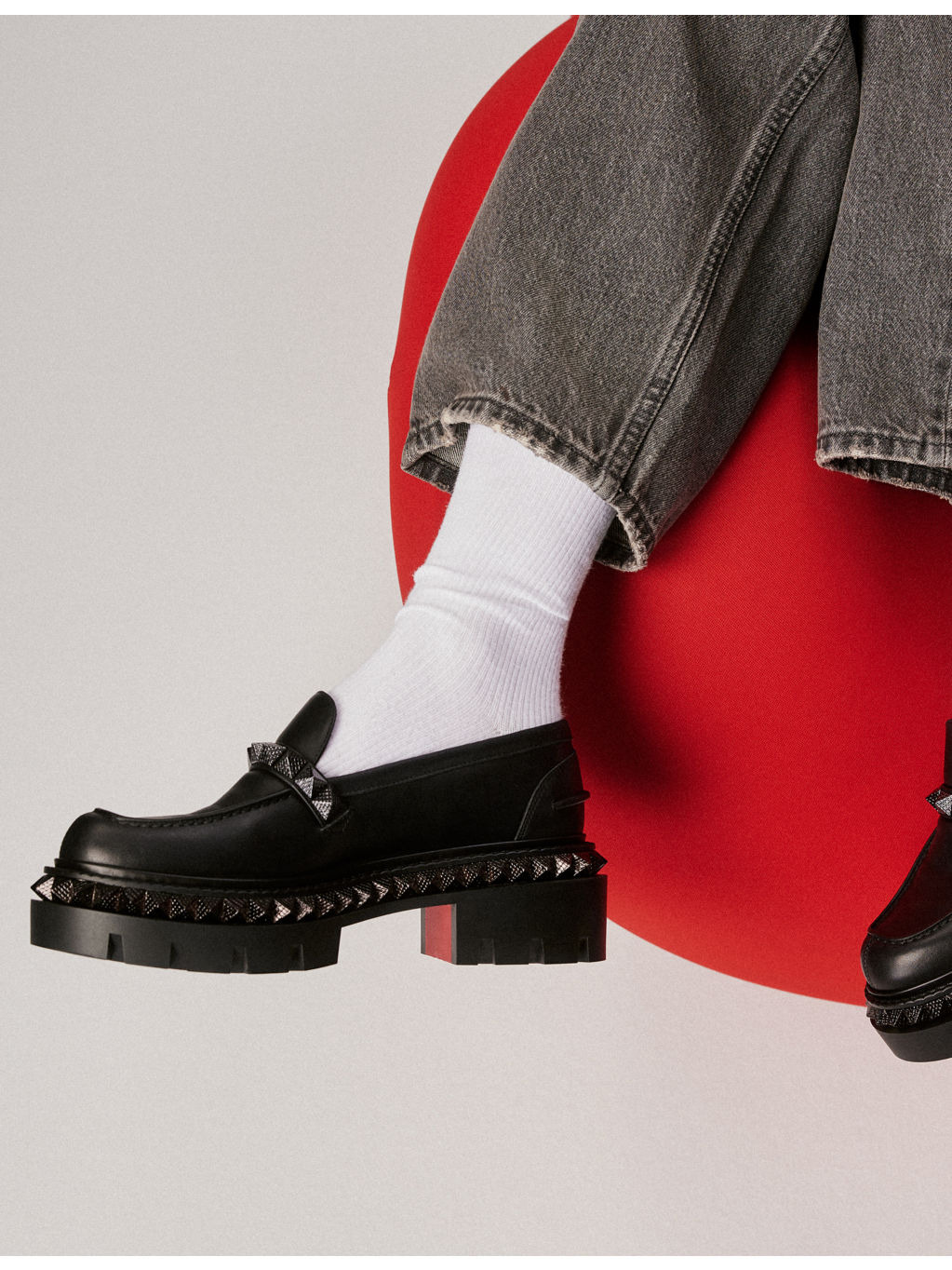 St Roch Pyraclou Flat Leather Loafers - 6