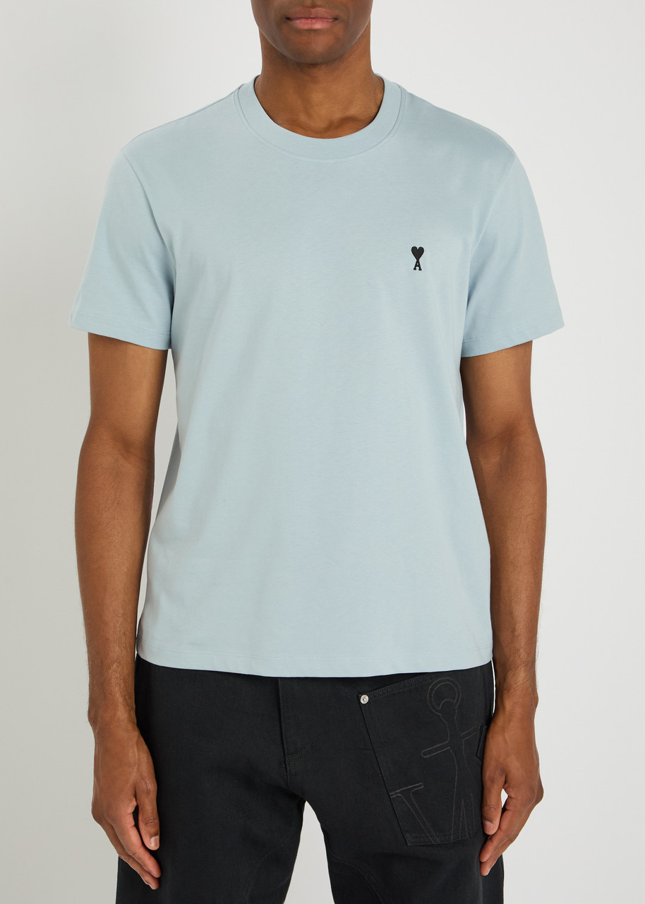 Ami Paris Logo-embroidered Cotton T-shirt - 2