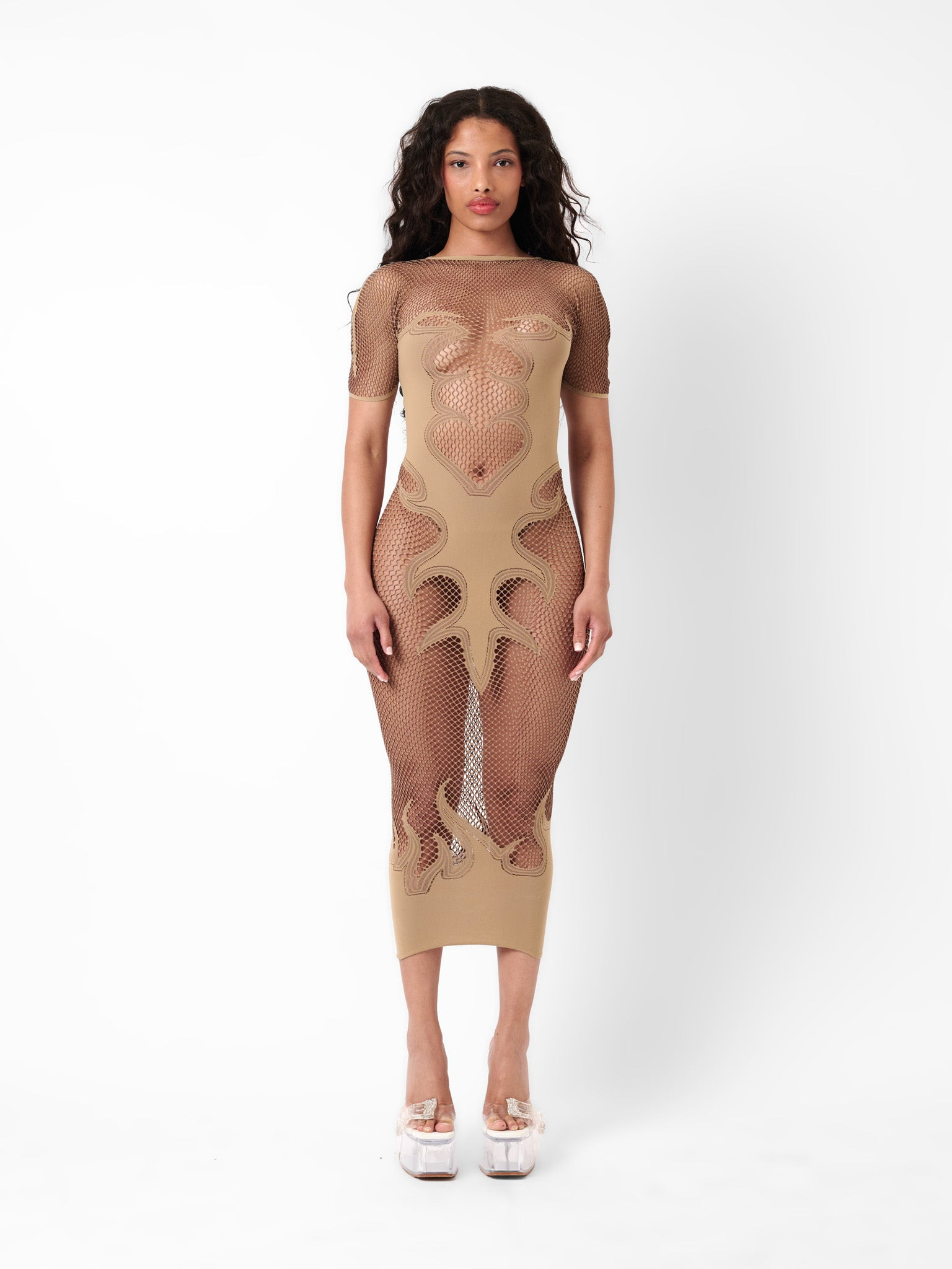 PEACHY DRESS BEIGE - 2