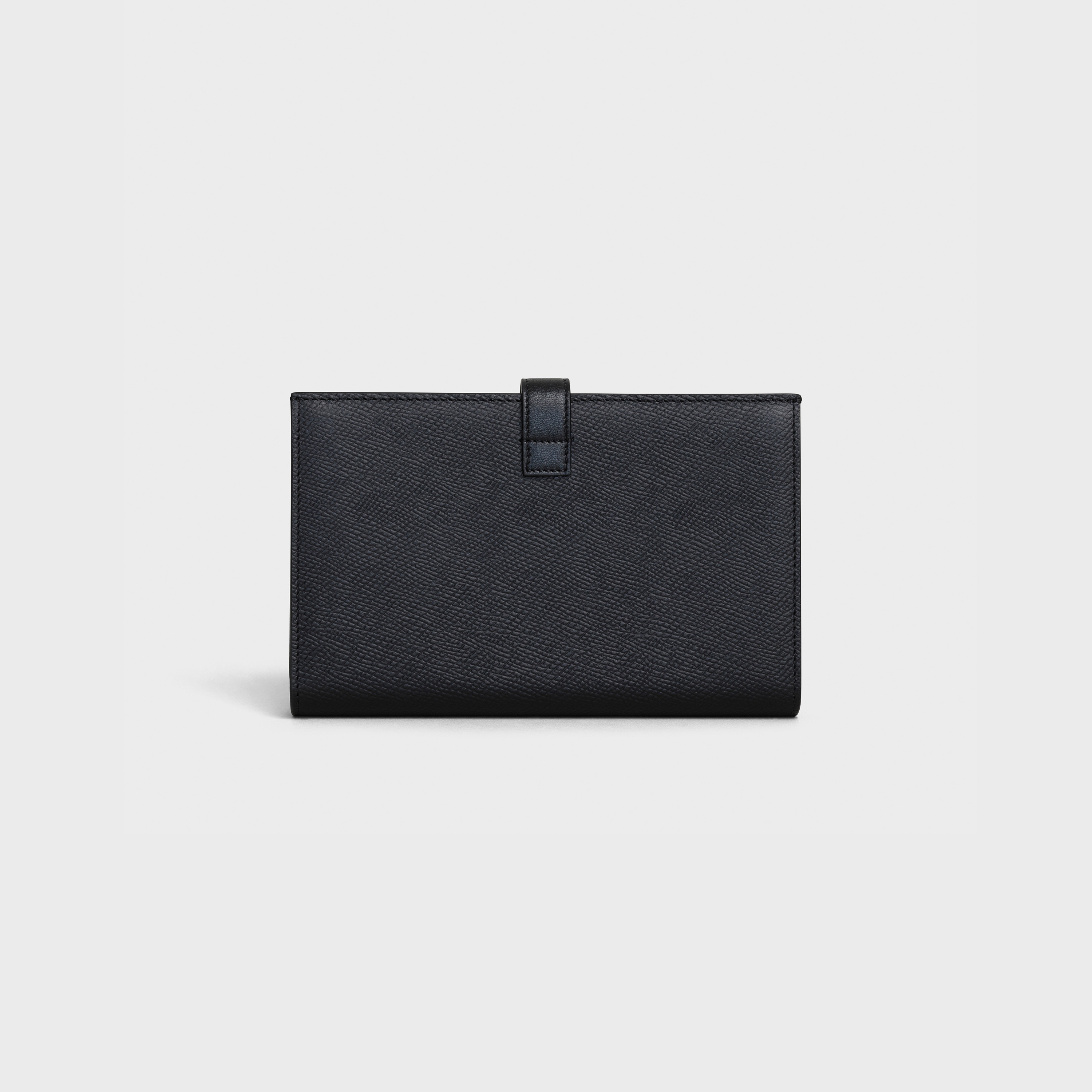 Large strap wallet in Grained calfskin - 3