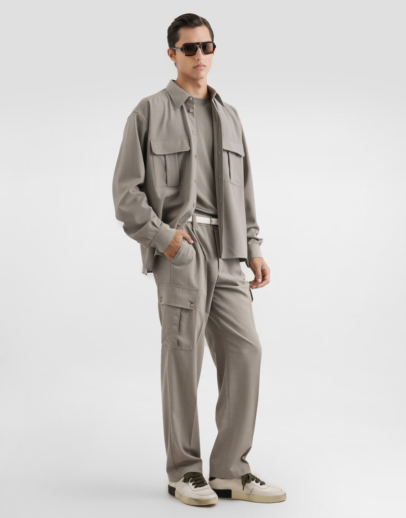 Dolce & Gabbana Virgin wool canvas shirt outlook