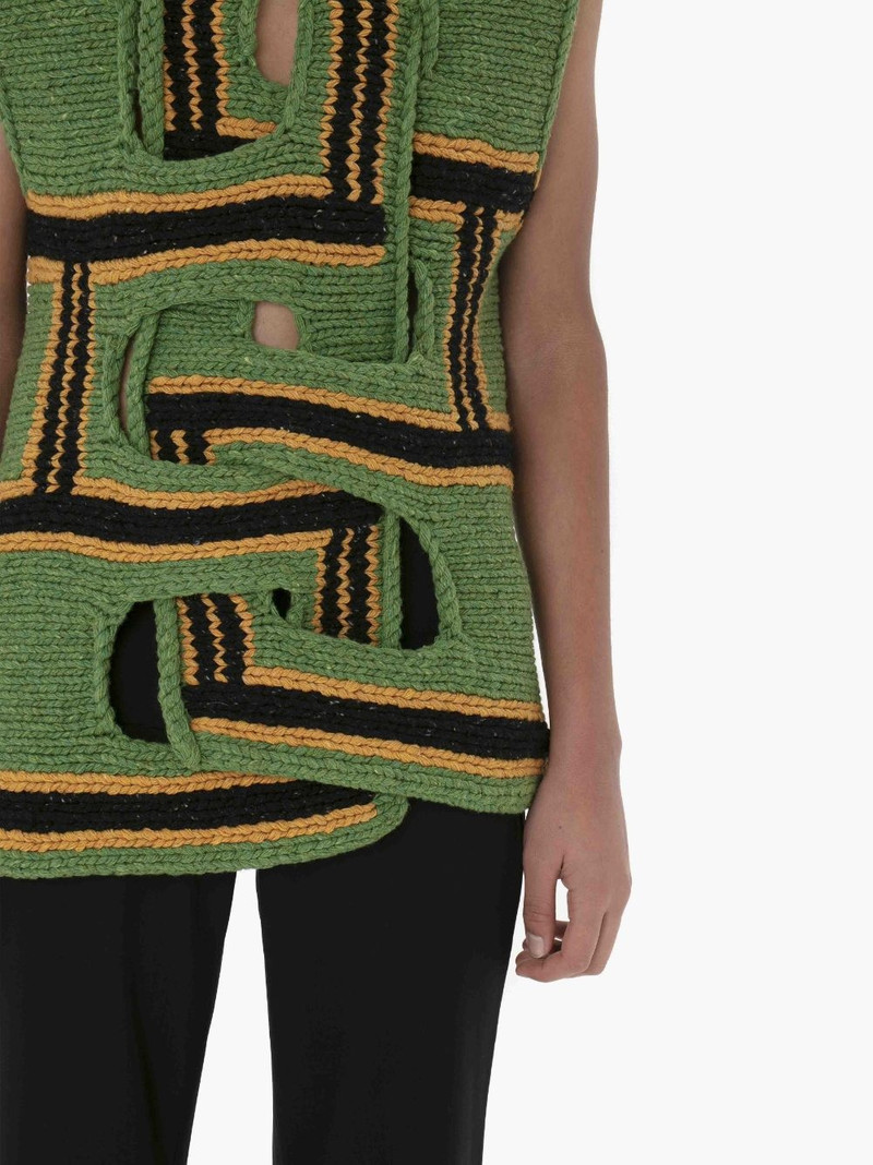INTERWOVEN STRIPE VEST 5