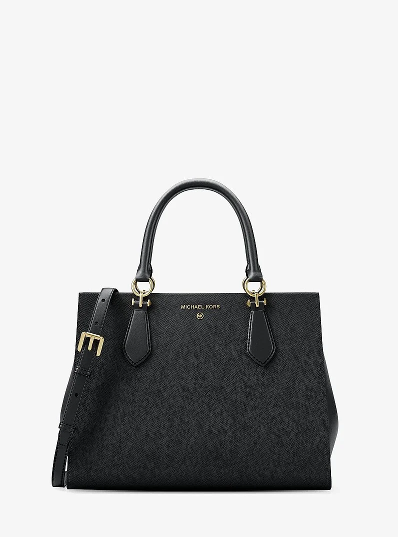 Marilyn Medium Saffiano Leather Satchel - 1