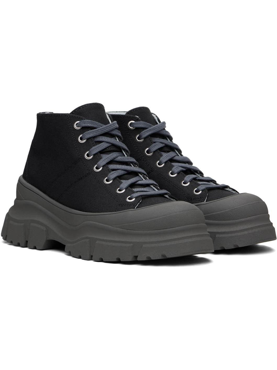 Black Fairway Sneakers - 4