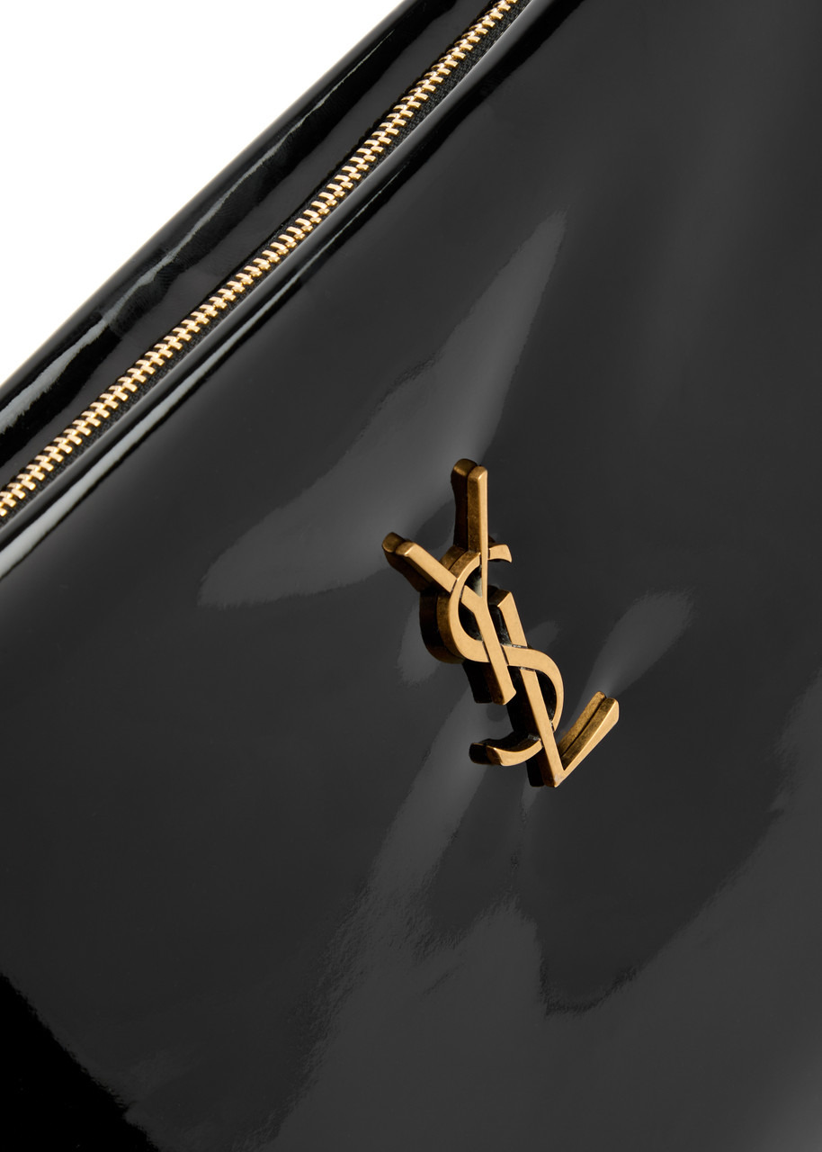 Saint Laurent Calypso Large Patent Leather Pouch - 3