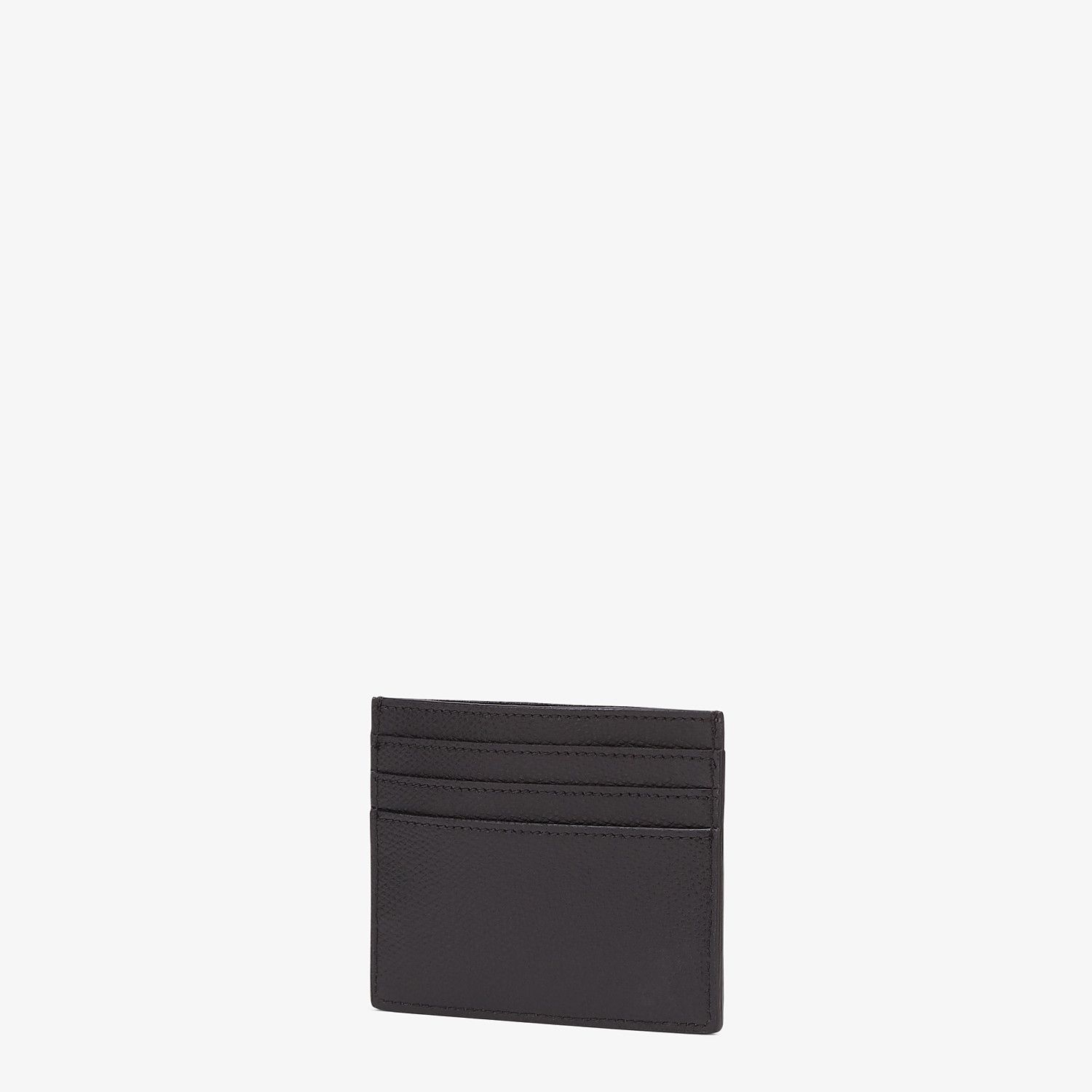 Black leather card holder - 2