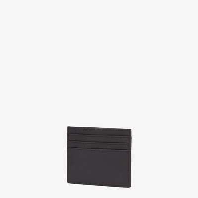 FENDI Black leather card holder outlook