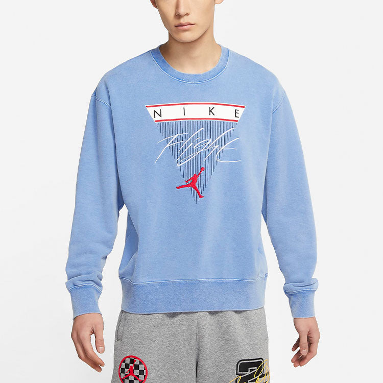 Air Jordan Flight MENS Casual Sports Crew-neck Blue CZ6096-403 - 3