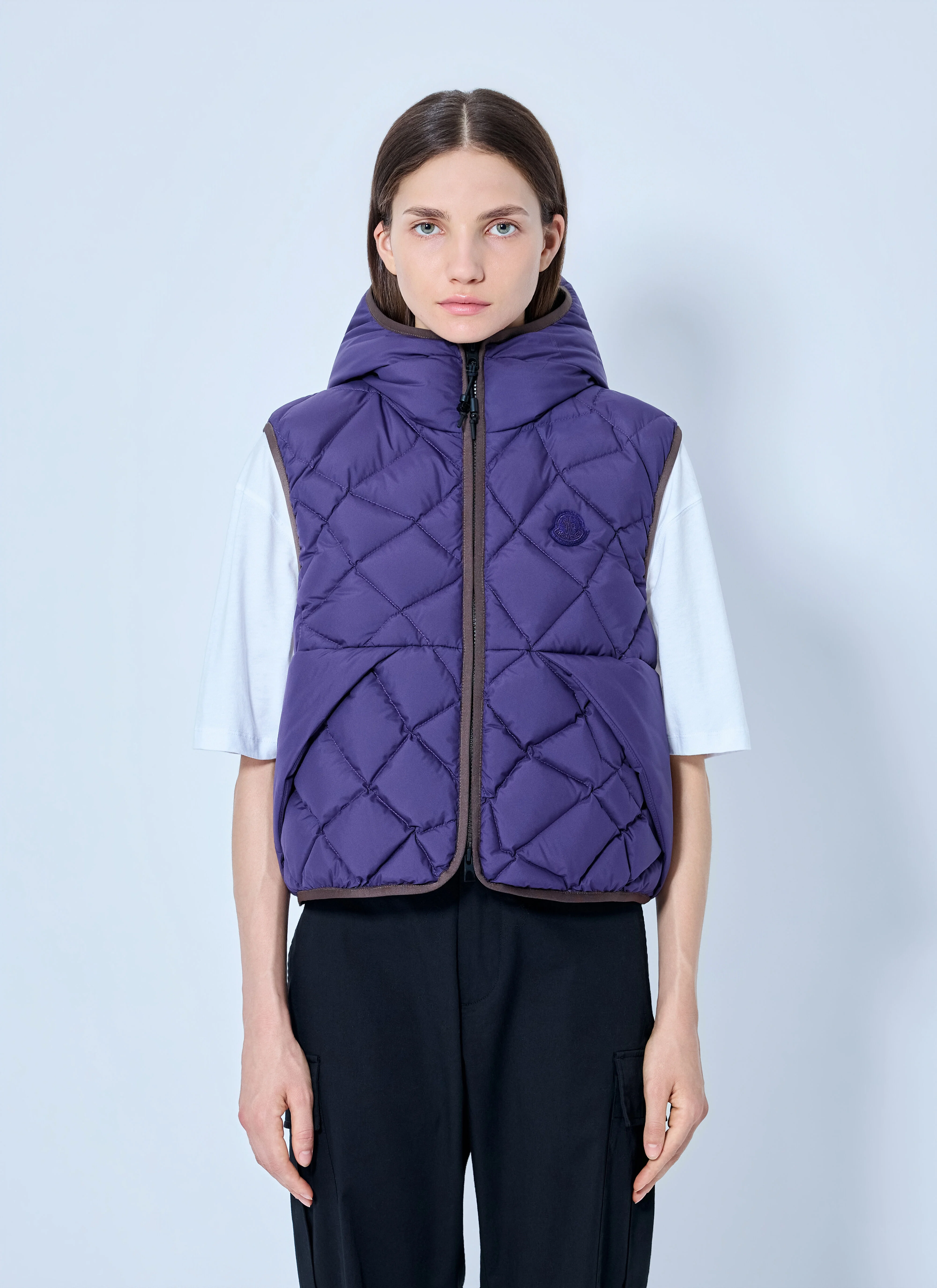 Arinella Hooded Down Gilet - 1