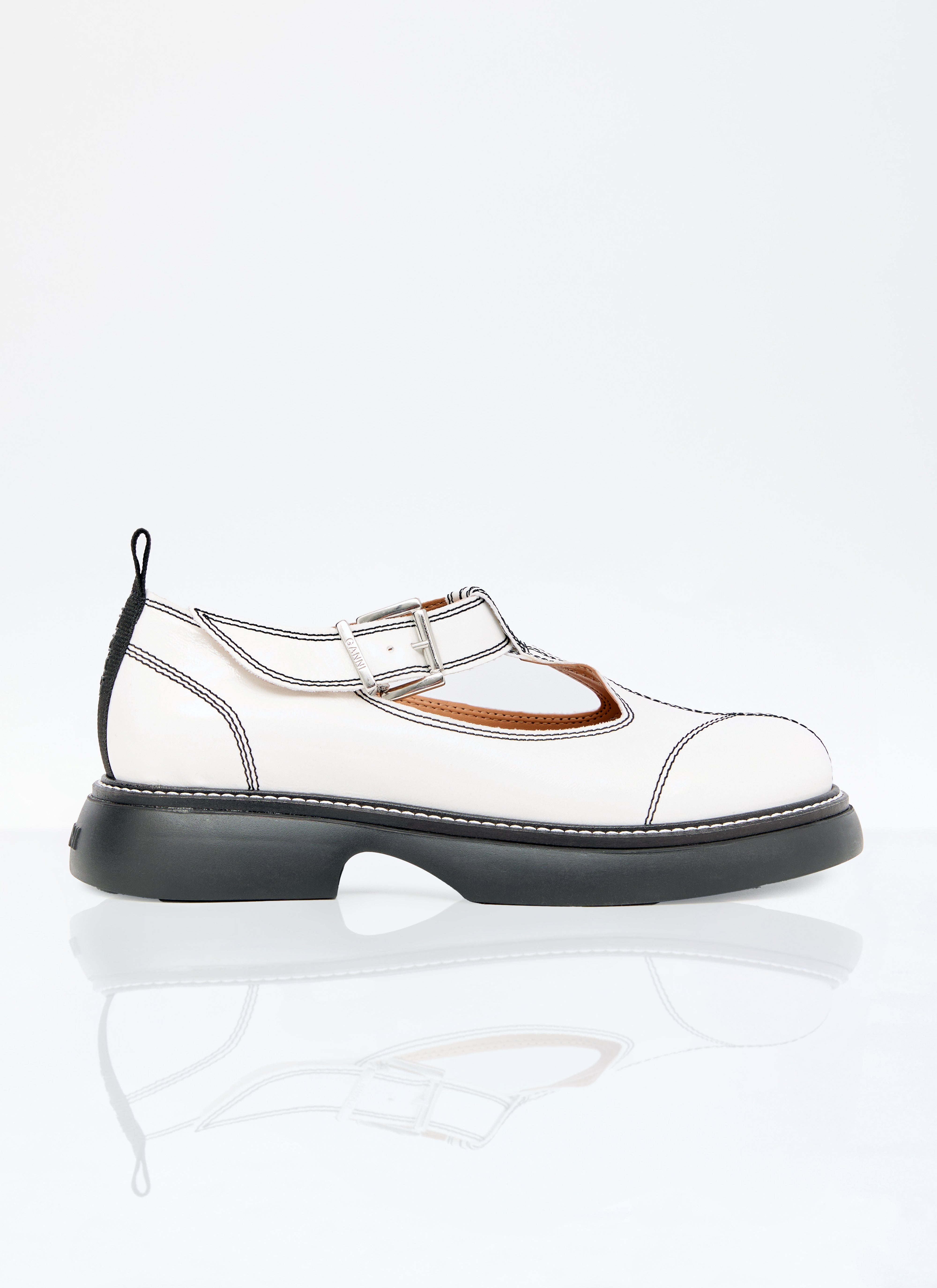 Ganni Women Everyday Buckle Mary Jane Shoes - 1