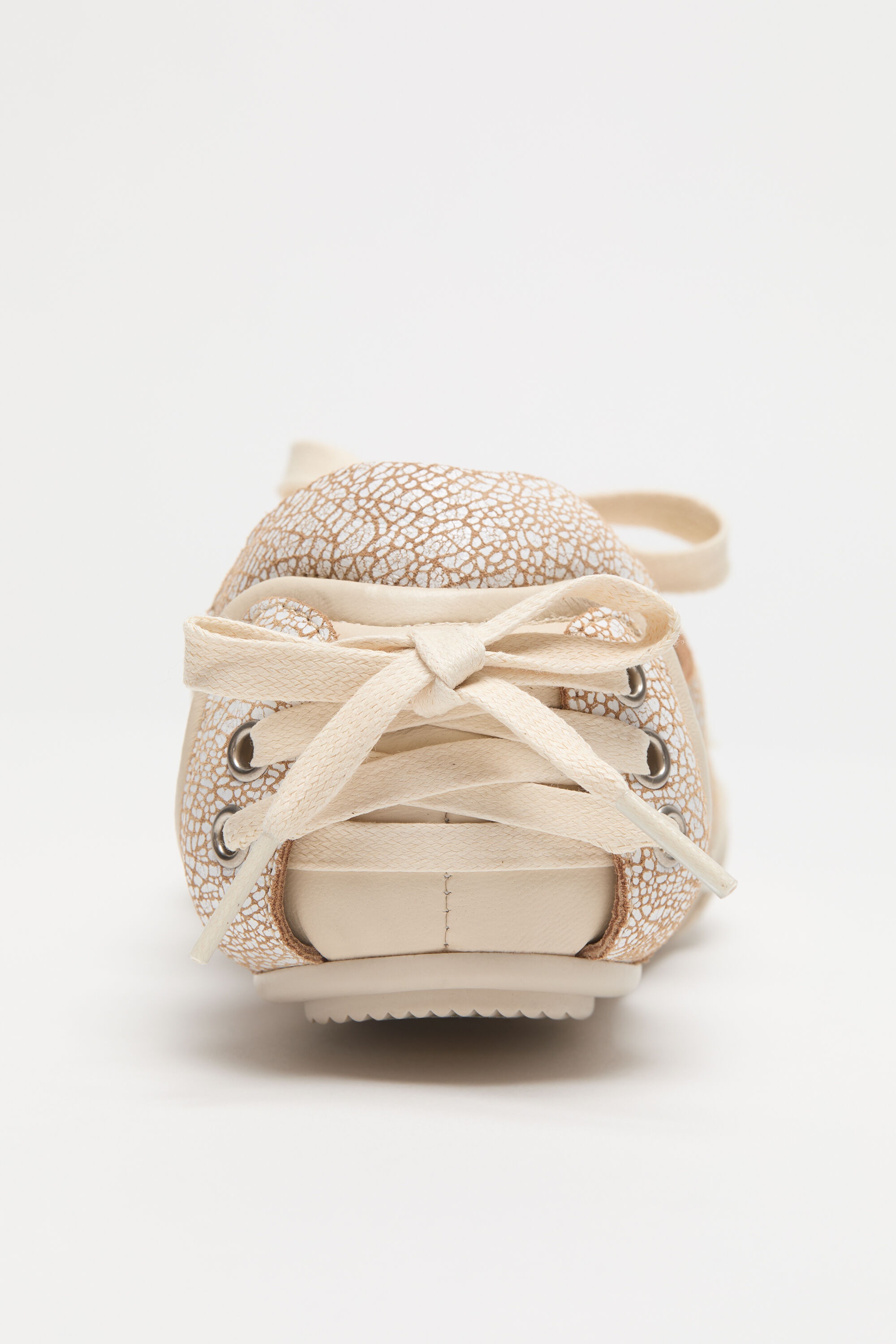 Lace-up leather shoes - Off white - 4