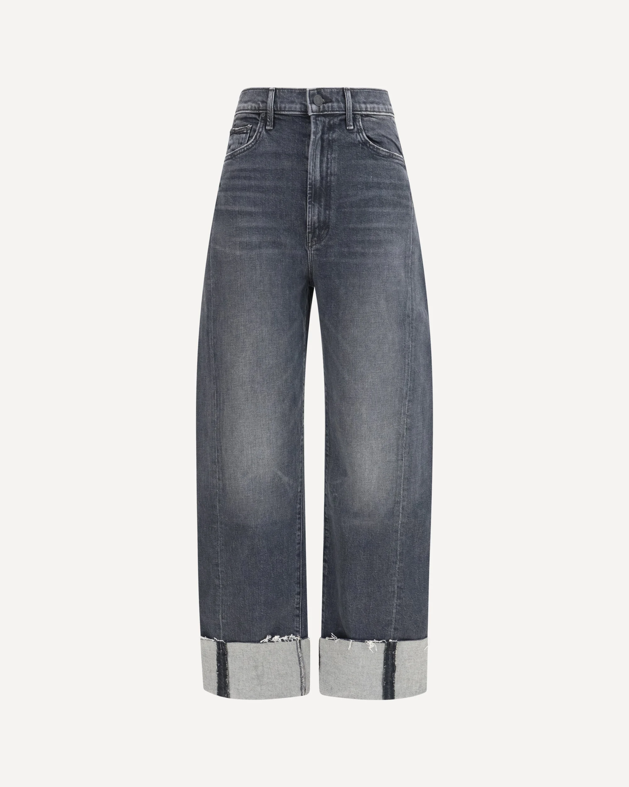 Half Pipe flood cuff fray Jeans - 1