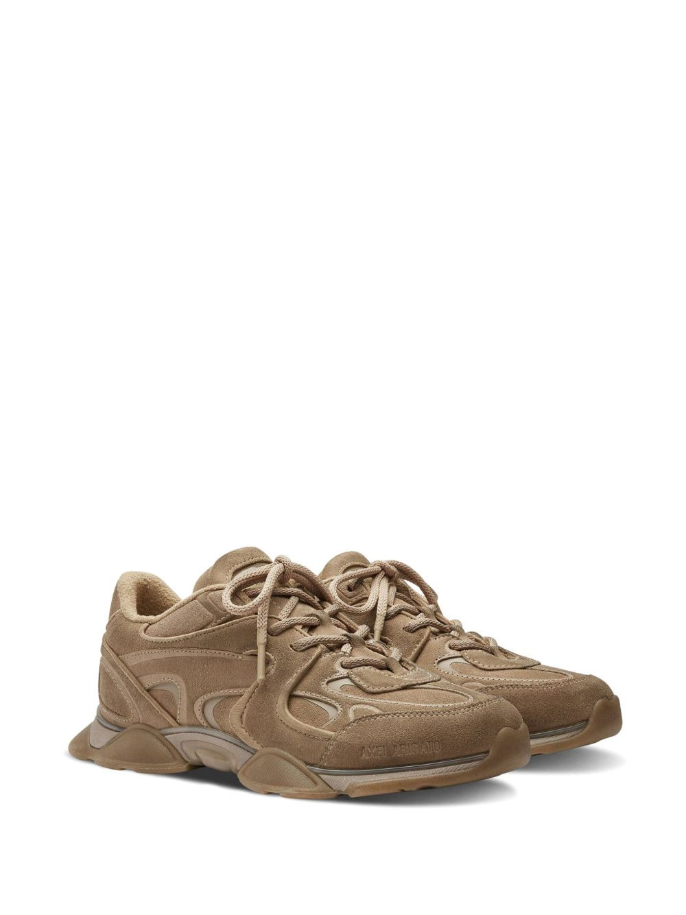 lace-up sculpted sneakers - 2