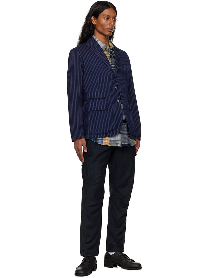MAHARISHI Black 6068 Merino Wool Track Cargo Pants outlook