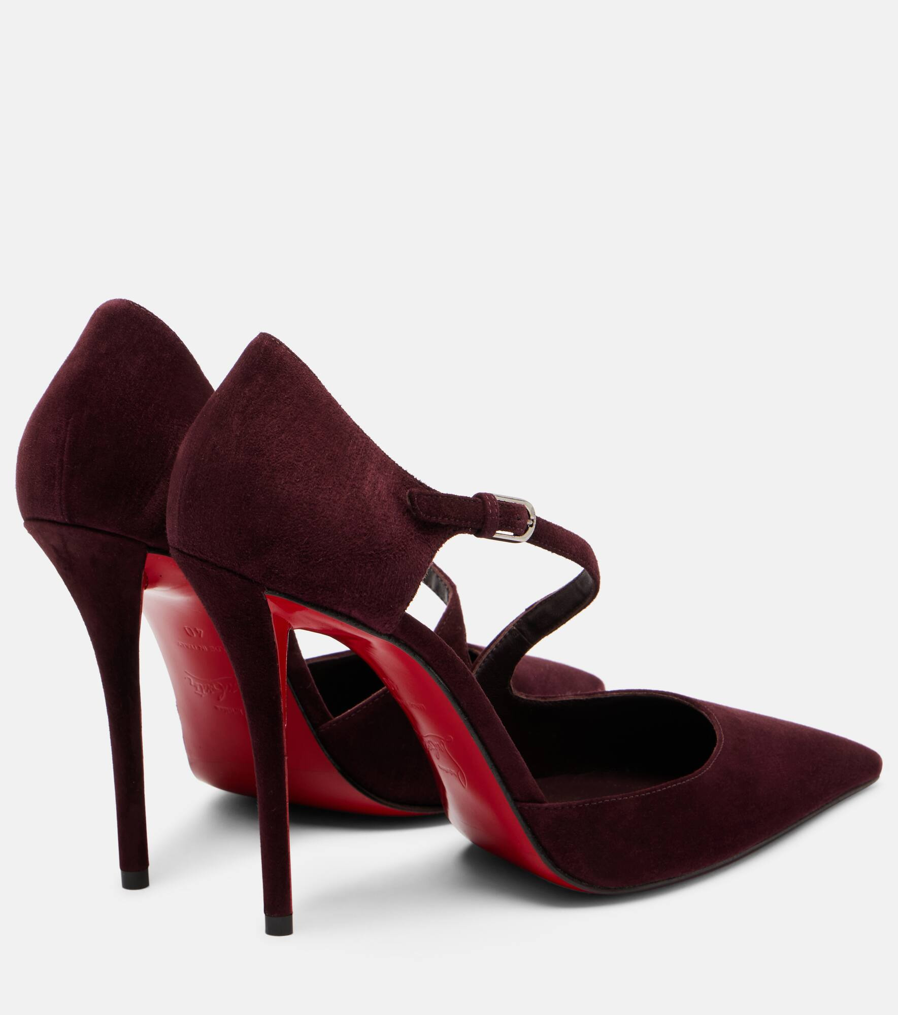 Miss Ziggyta 100 suede pumps - 2