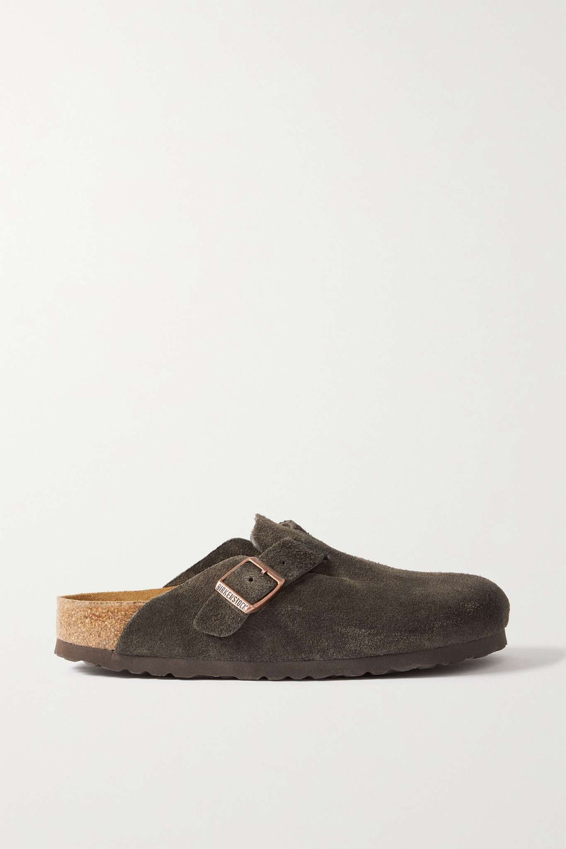 Boston suede clogs - 1