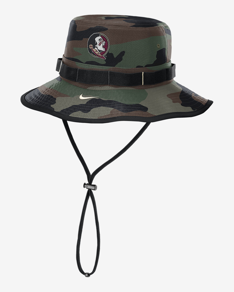 Florida State 2025 Military Appreciation Boonie Men's Nike Dri-FIT College Bucket Hat 1