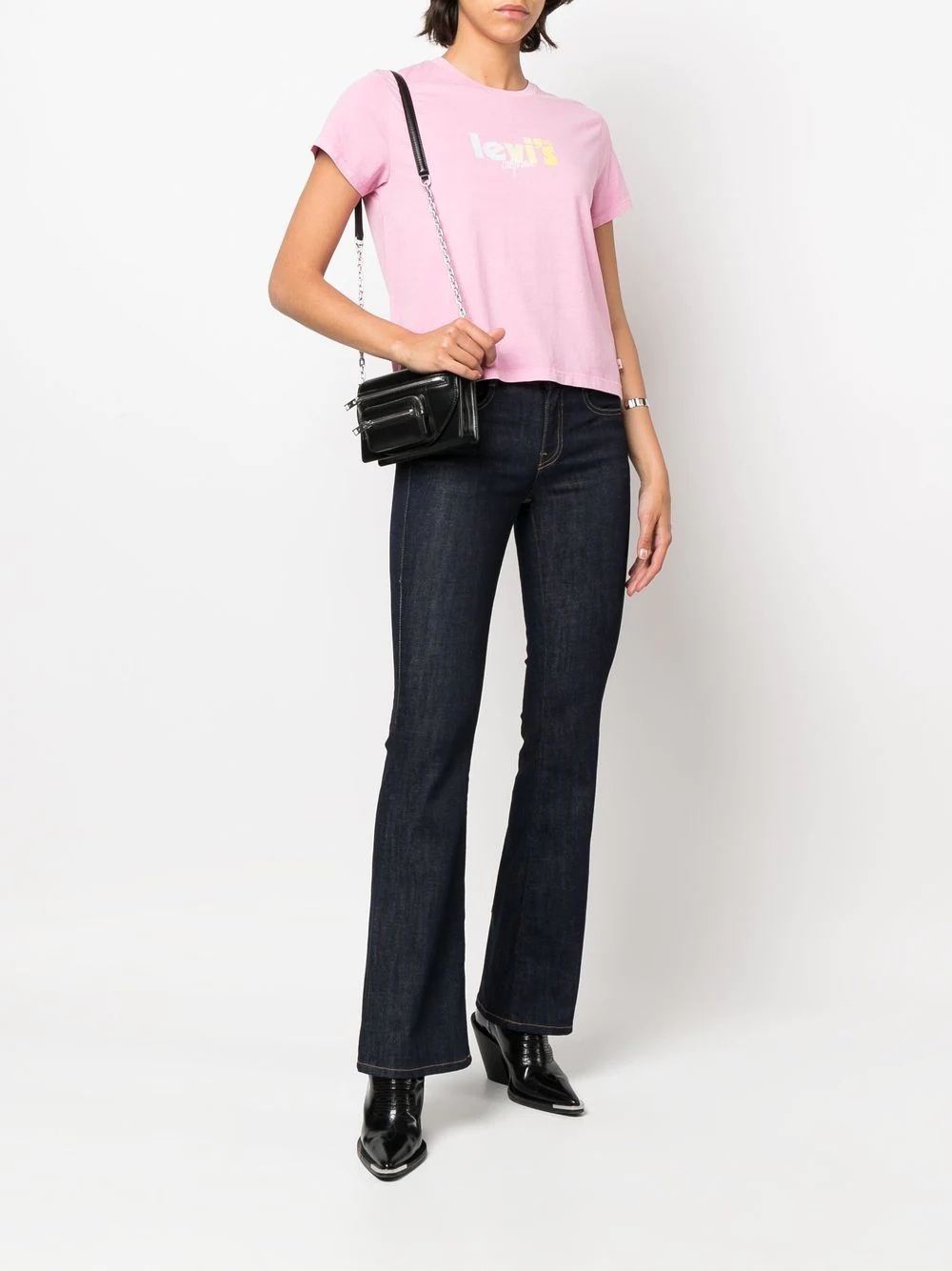 mid-rise bootcut jeans - 2