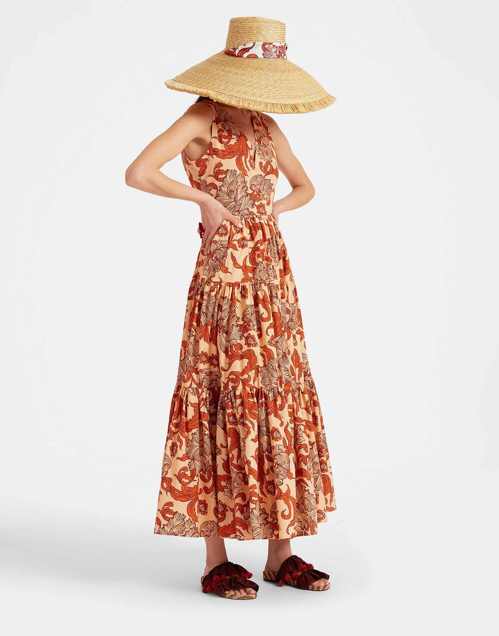 Sleeveless Big Dress V-Neck - 8