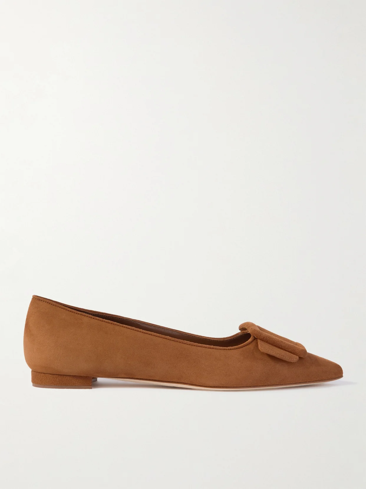 Maysale Suede Point-toe Flats - 1
