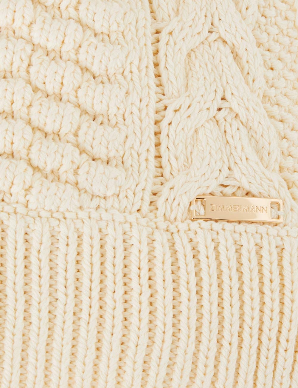 CHUNKY CABLE SCARF - 3