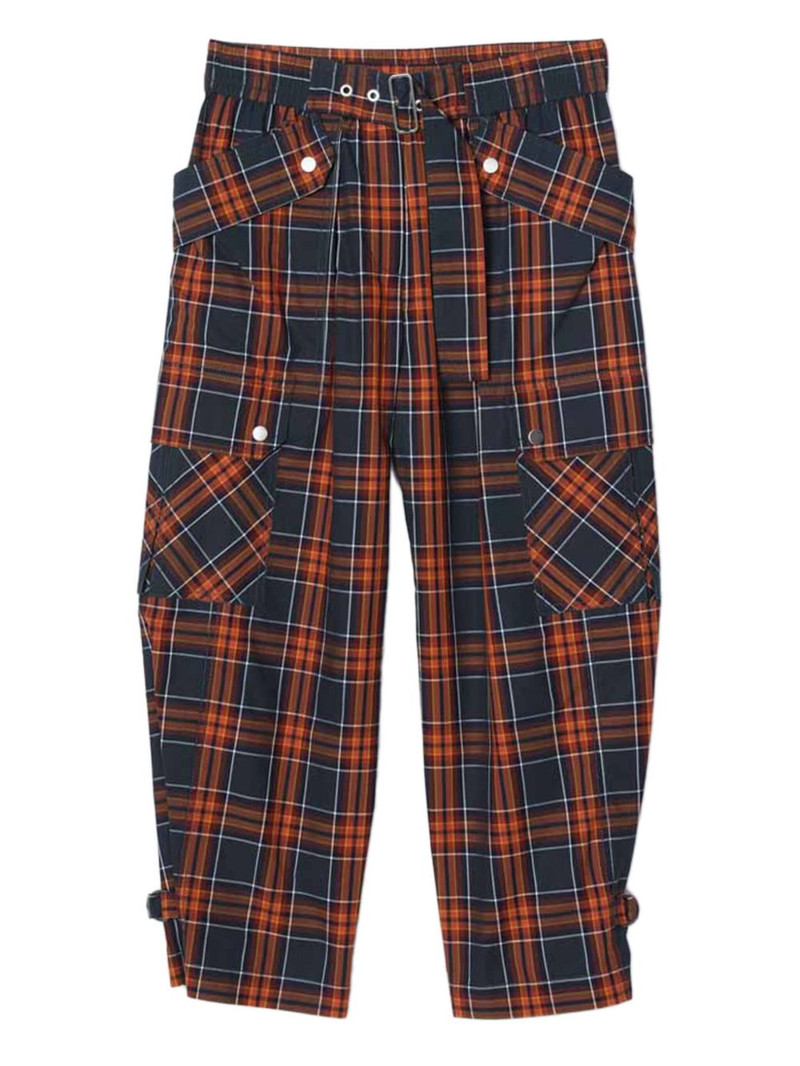 3.1 Phillip Lim plaid-pattern cropped trousers outlook