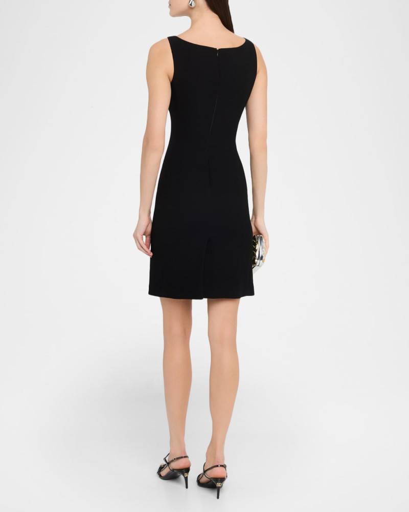 Sleeveless High-Neck Waffle Dress 3